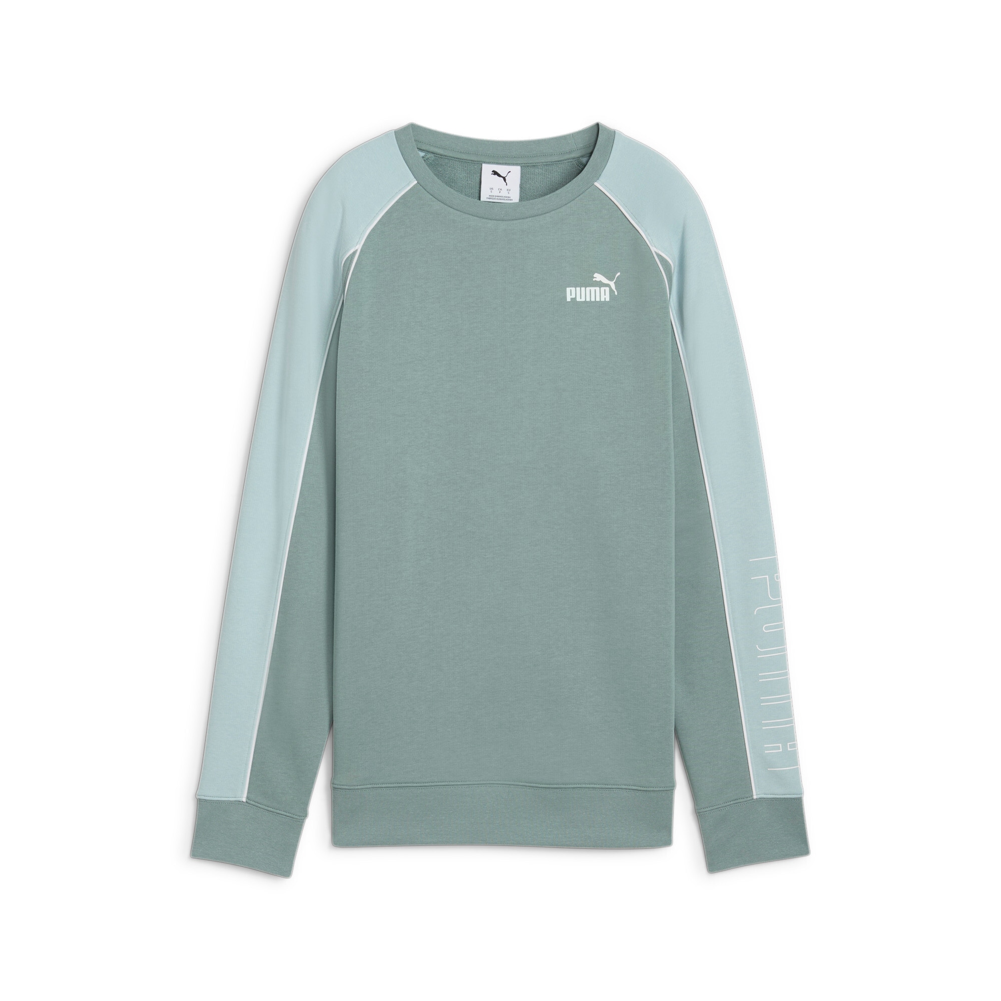 PUMA Langarmshirt "SPORT RELAXED CREW TR" Rundhalsausschnitt, mit Logo-Gumm günstig online kaufen