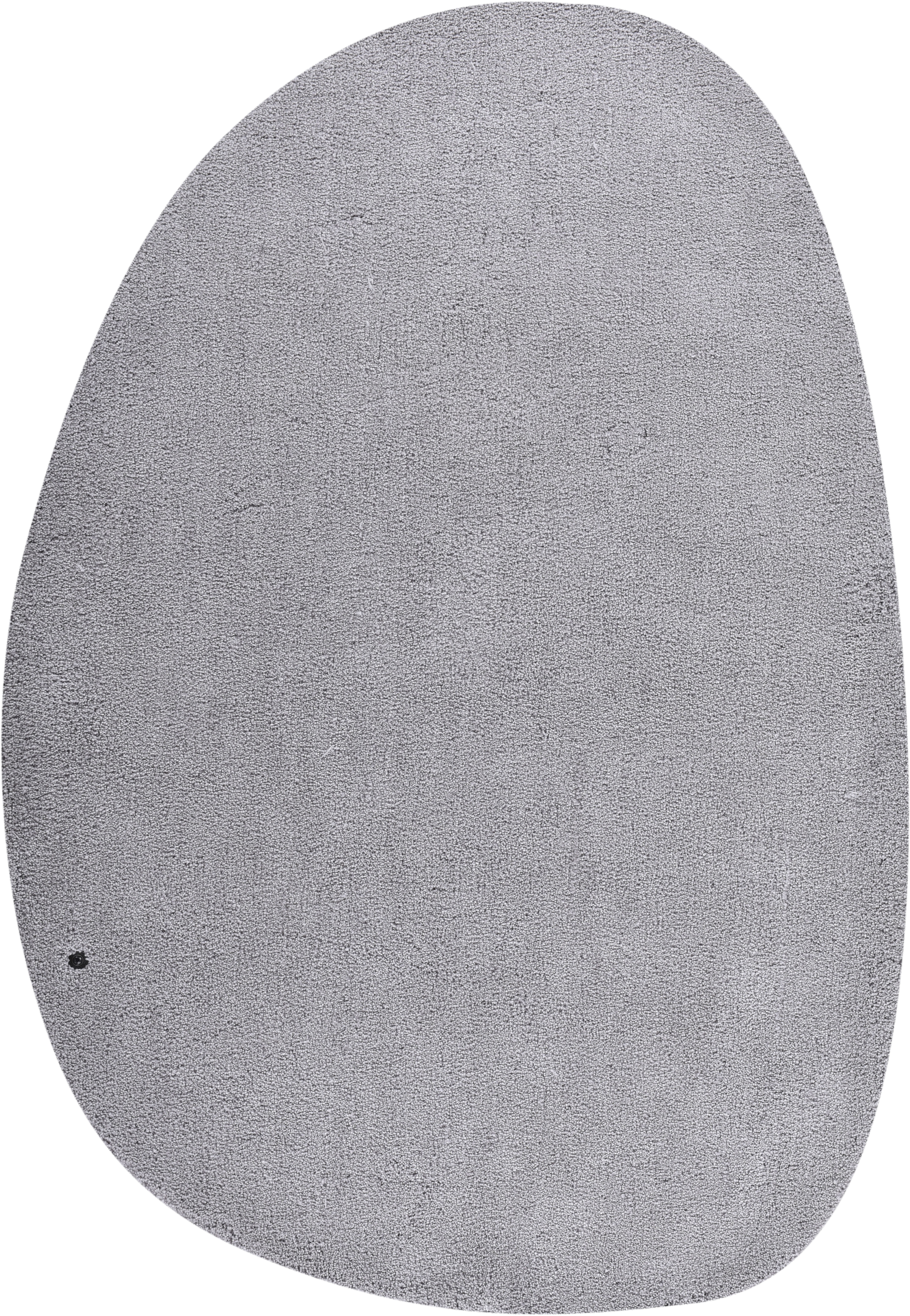 TOM TAILOR HOME "Shaggy Teppich Cozy" oval 25 mm Höhe Uni Farben, auch in Pastell Farben, weich & kuschelig, organische Form