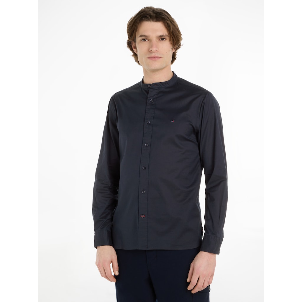 Tommy Hilfiger Langarmhemd »NATURAL SOFT FLEX MAO RF SHIRT«