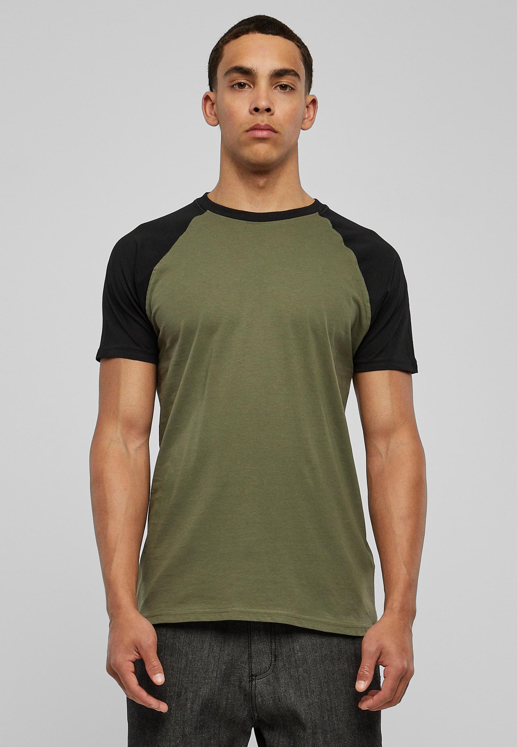 URBAN CLASSICS T-Shirt »Urban Classics Herren Raglan Contrast Tee«, (1 tlg.)