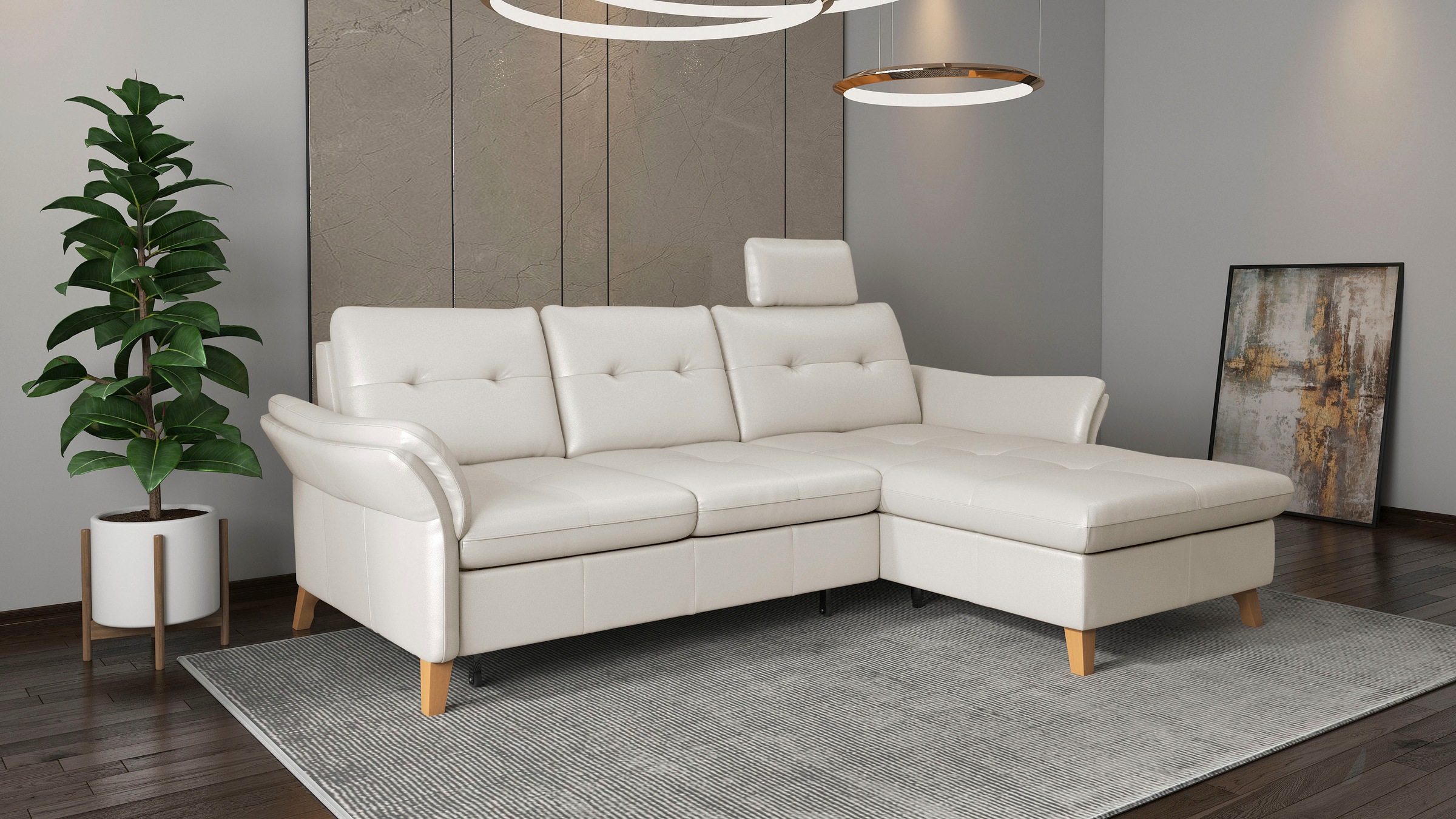 sit&more Ecksofa "Göteborg", Sitztiefenverstellung und Federkern, wahlweise günstig online kaufen