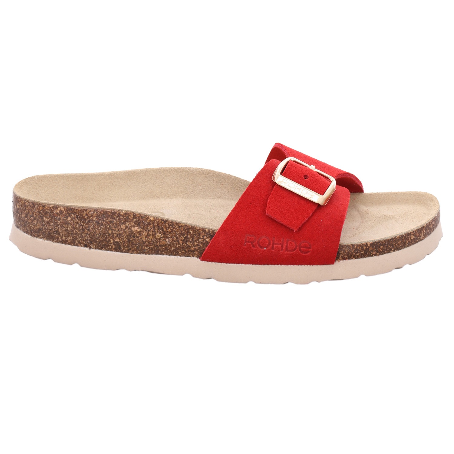 Rohde Pantolette Sommerschuh, Schlappen mit vorgeformtem Softfußbett günstig online kaufen