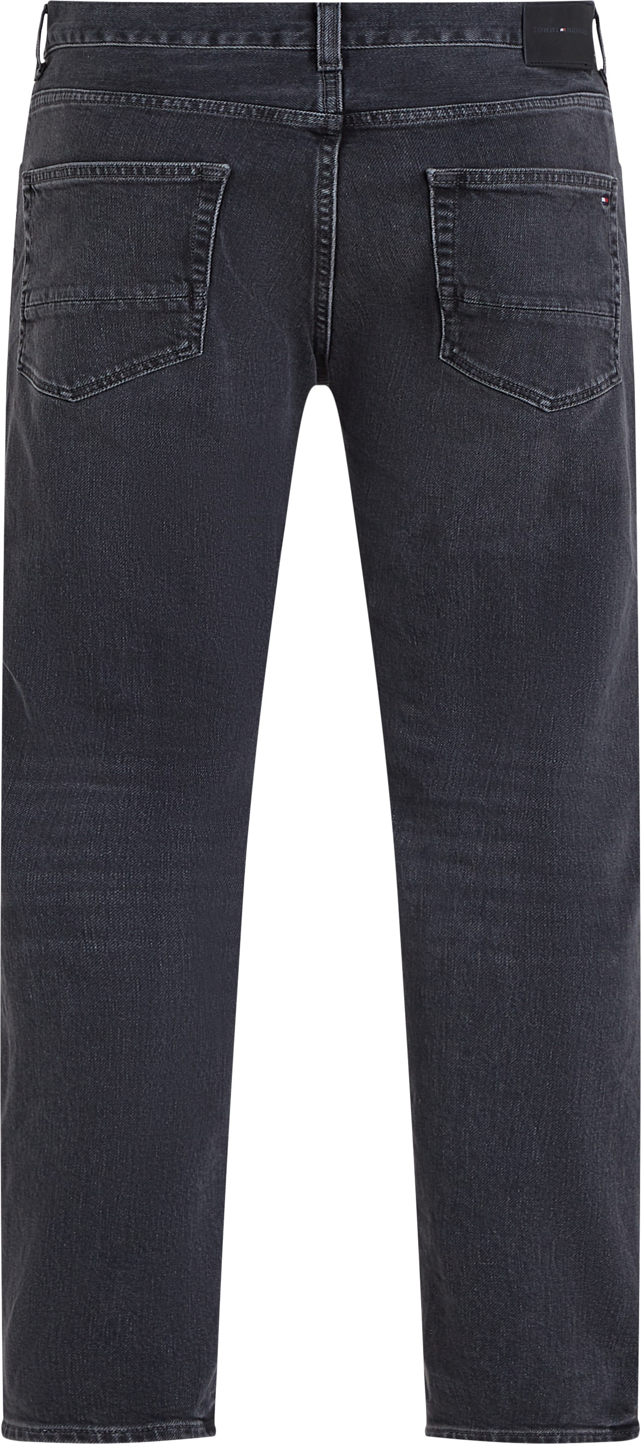 Tommy Hilfiger Straight-Jeans »STRAIGHT DENTON STR CLARK BLACK«, in schwarzer Waschung