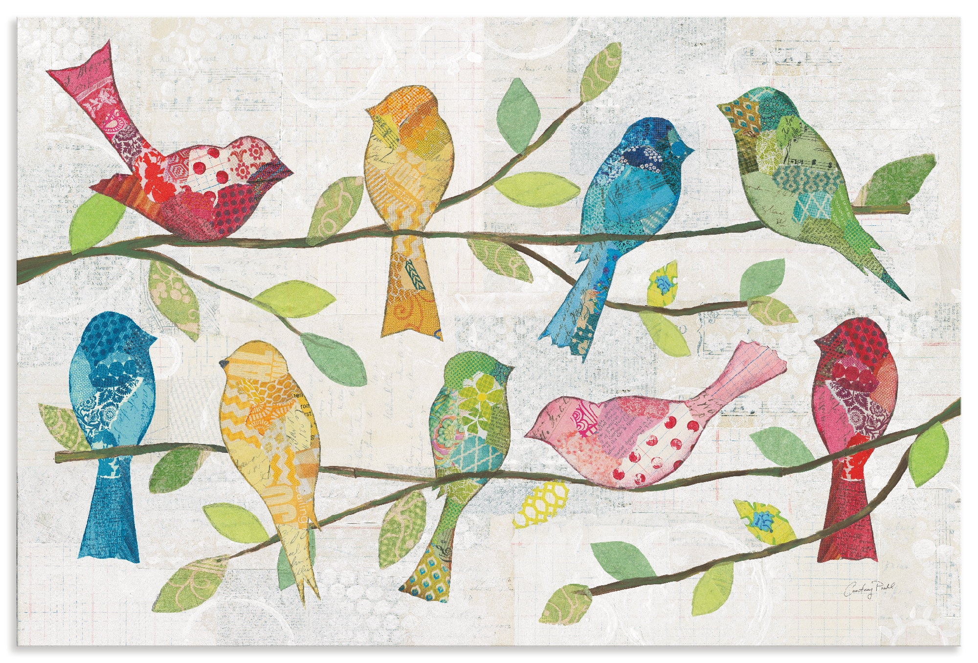 Artland Wandbild "Catching Up VI" Vogelbilder 1 Stk. tlg. als Alubild, Leinwandbild, Poster, Wandaufkleber in verschied. Größen