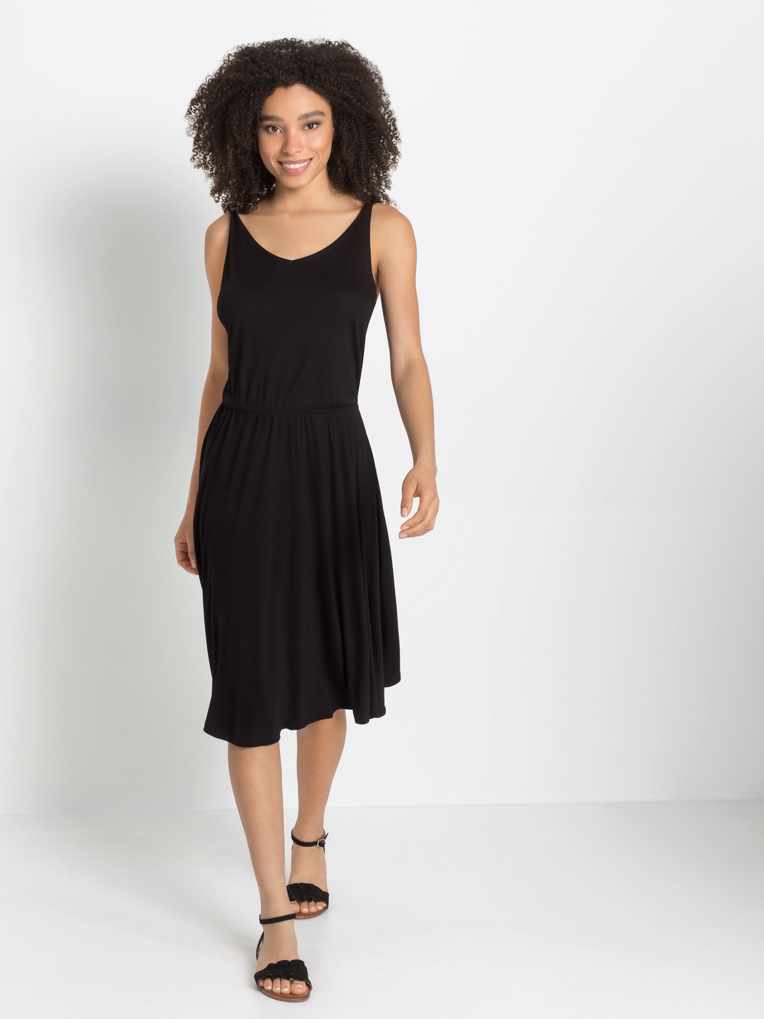 Vivance Jerseykleid, mit Knotendetails