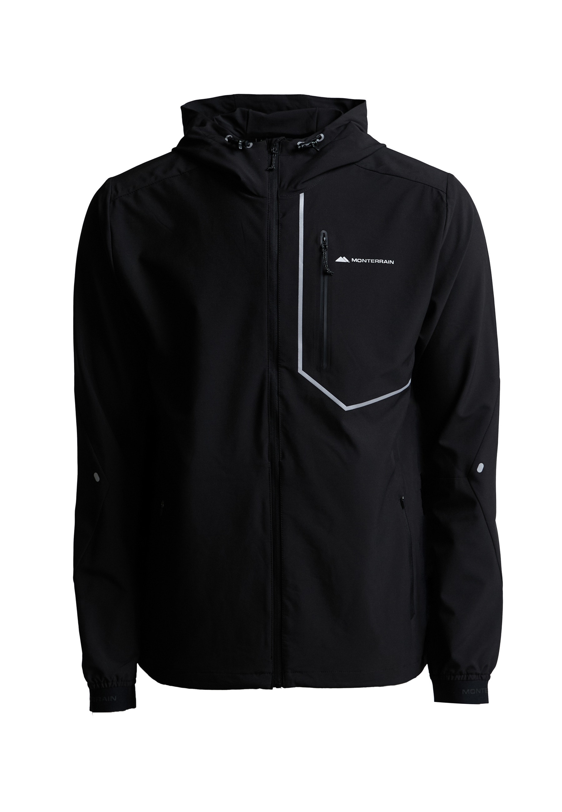 Monterrain Outdoorjacke »Monterrain RAMBLE 3.0 WOVEN HOODY« 1 Stk. tlg. mit Kapuze