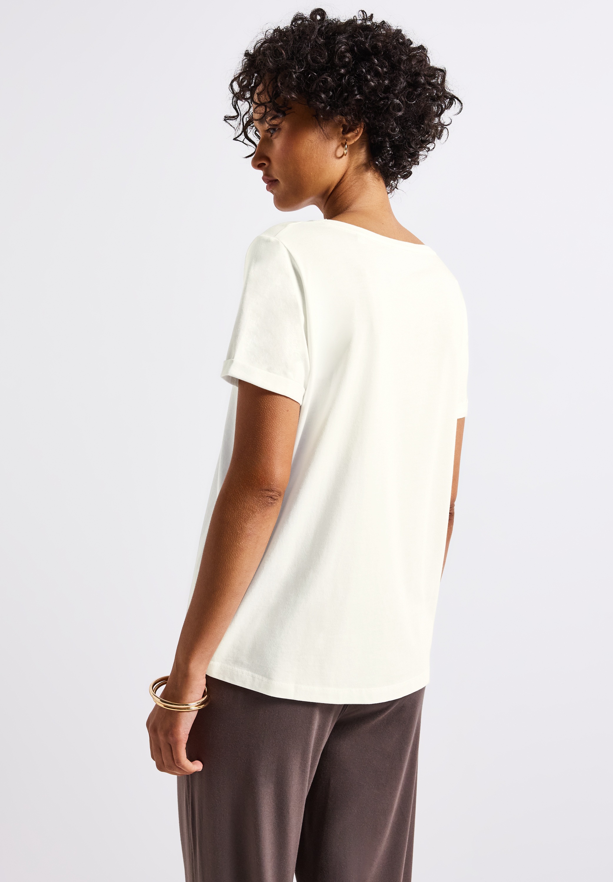 STREET ONE Print-Shirt, aus Baumwolle mit Stretchante günstig online kaufen