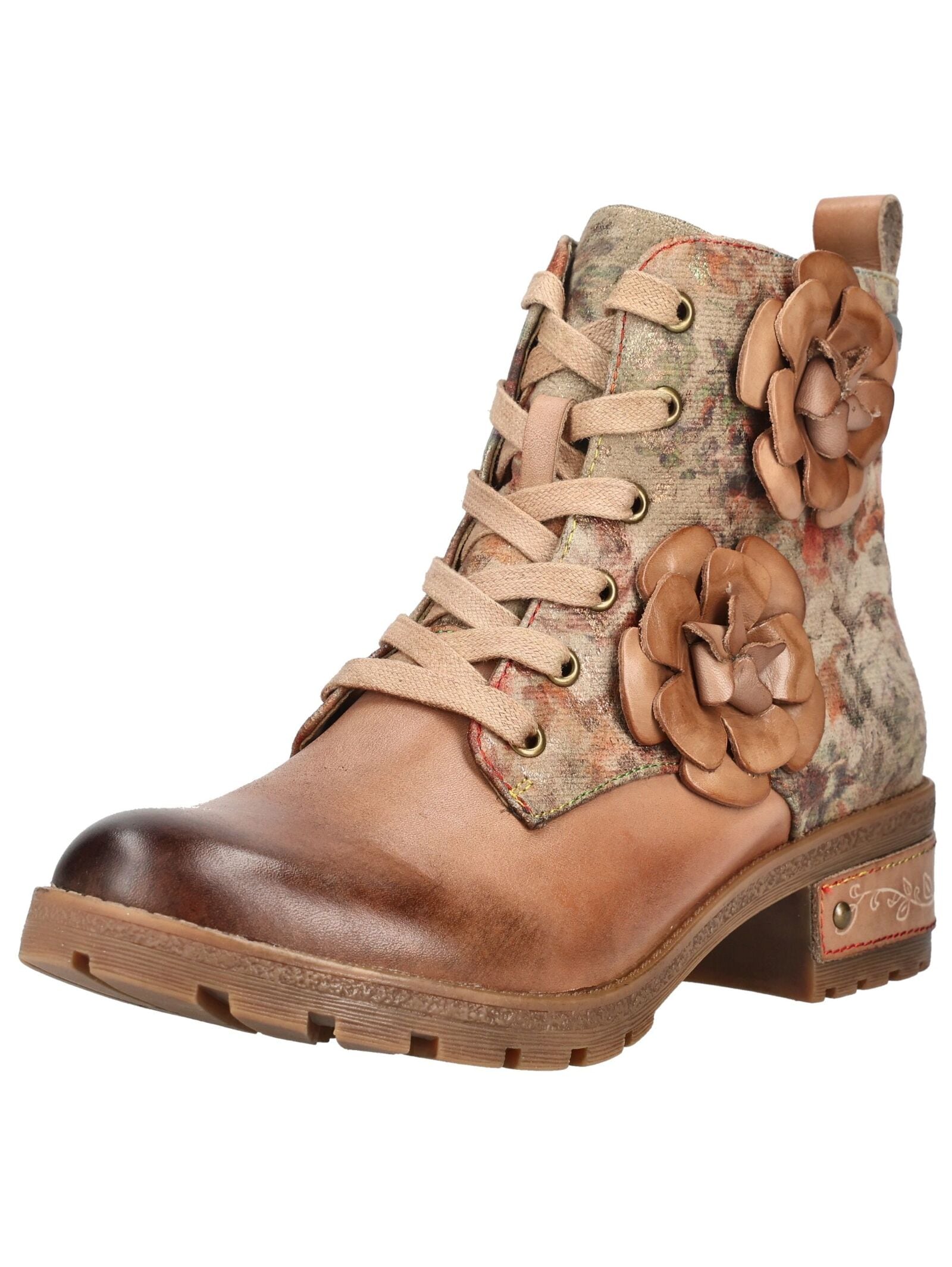 LAURA VITA Schnürstiefelette "LAURA VITA Stiefelette Leder/Textil"