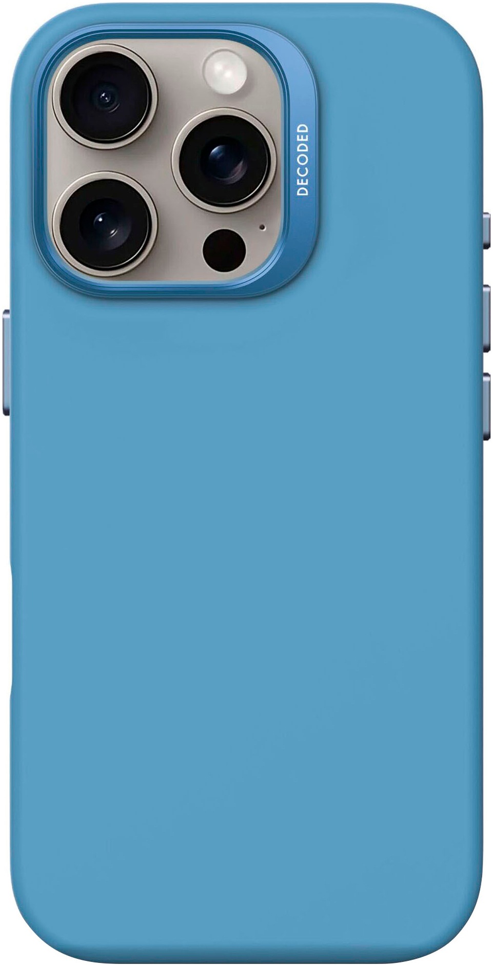 DECODED Smartphone-Hülle »AntiMicrobial Silicone Backc. iPhone 16 Pro«, Smartphones