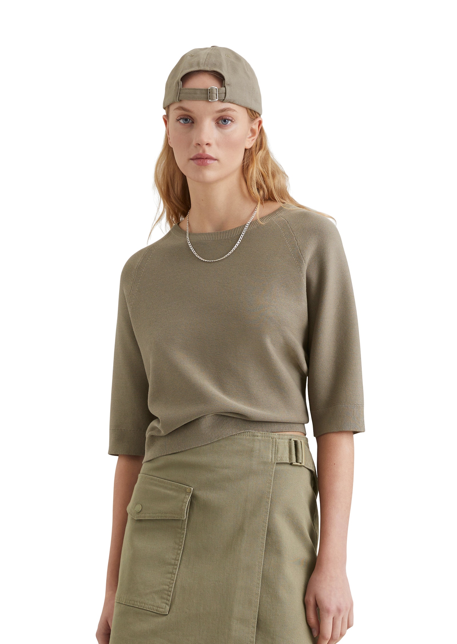 Marc OPolo DENIM Strickpullover "aus Organic Cotton" günstig online kaufen
