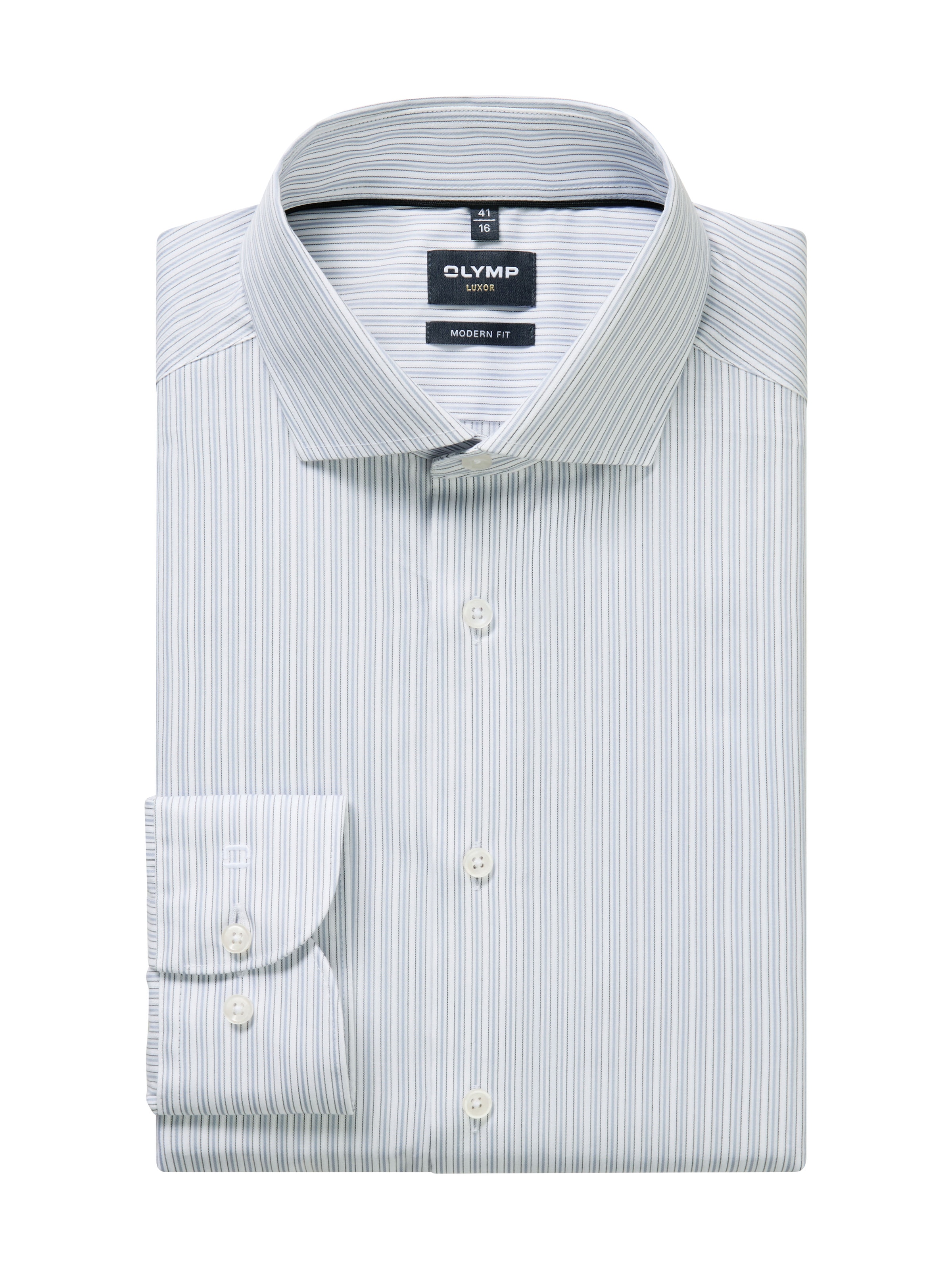 OLYMP Langarmhemd »Luxor« modern fit, Royal -Kentkragen, Businesshemd