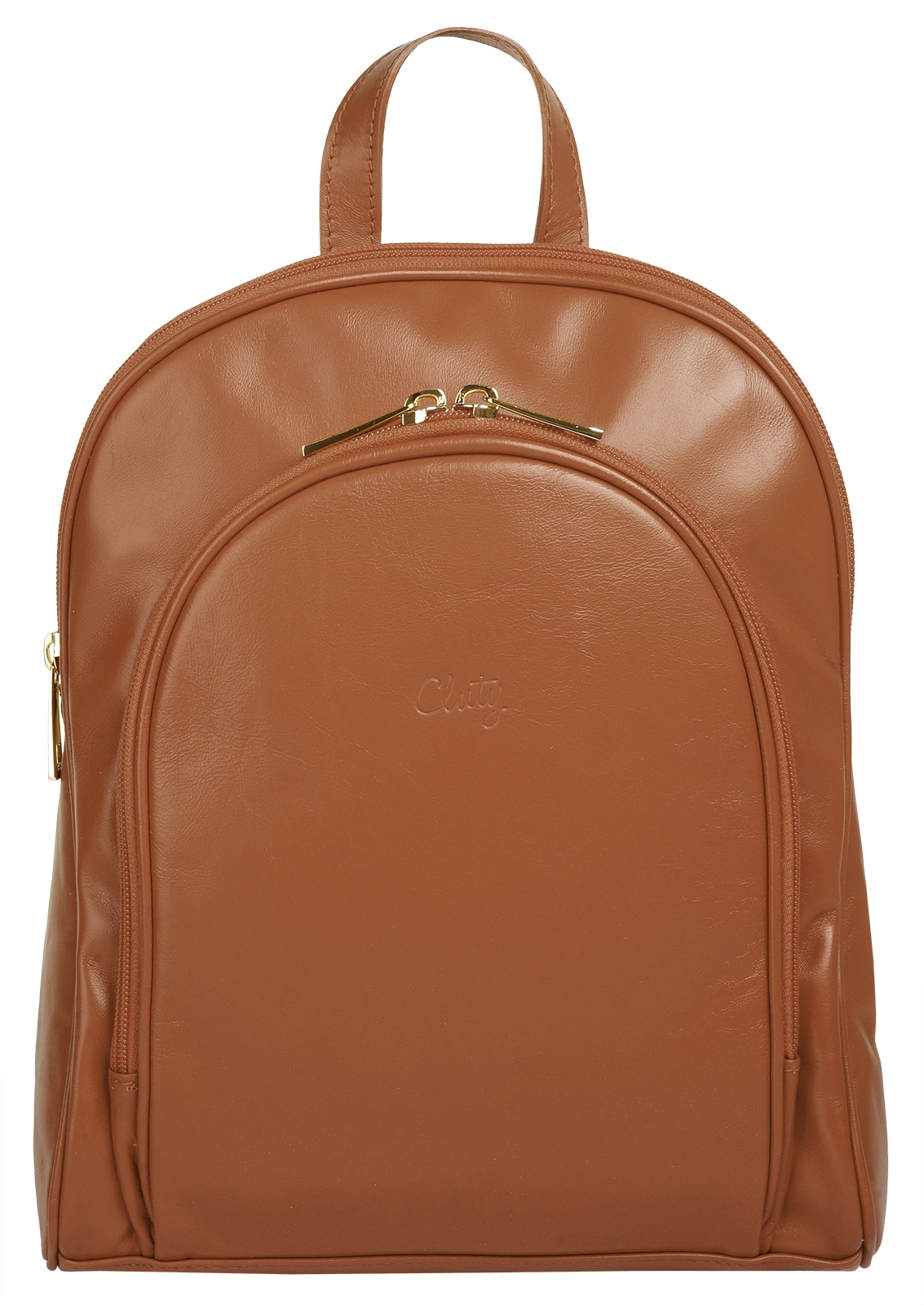 Cluty Cityrucksack, echt Leder, Made in Italy