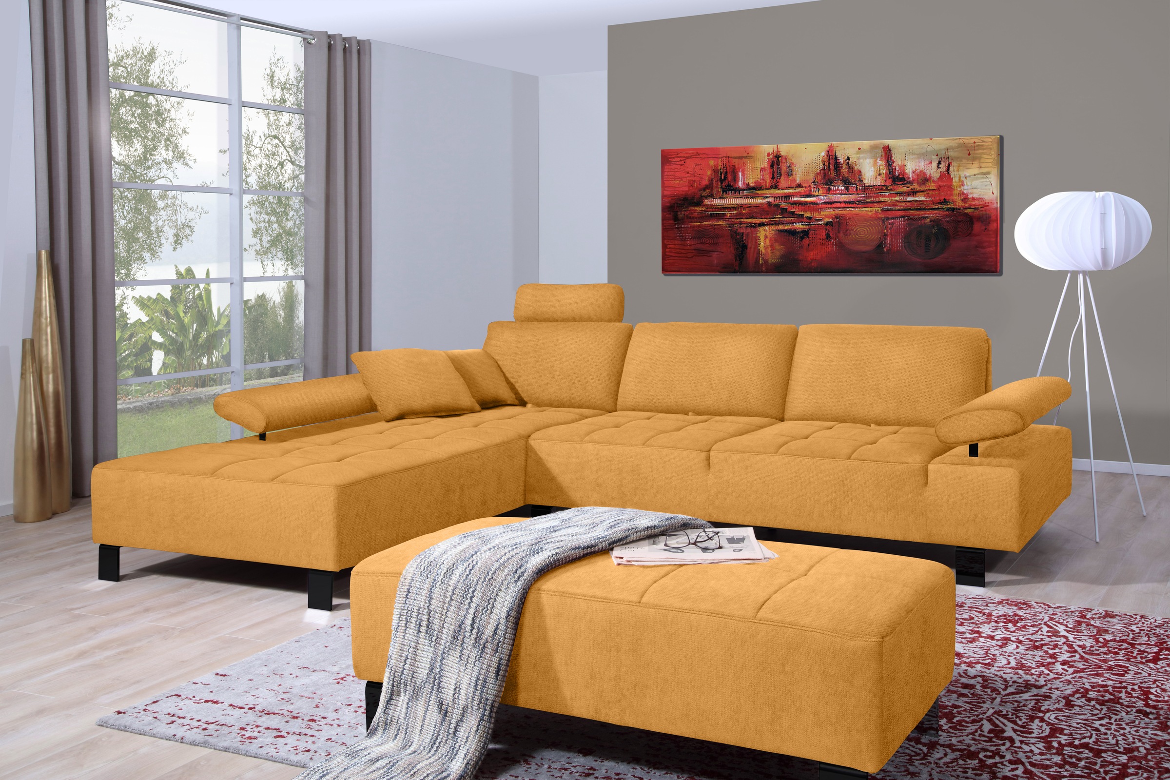 alina Ecksofa "Royce", inklusive Sitztiefenverstellung, 270 cm breit günstig online kaufen