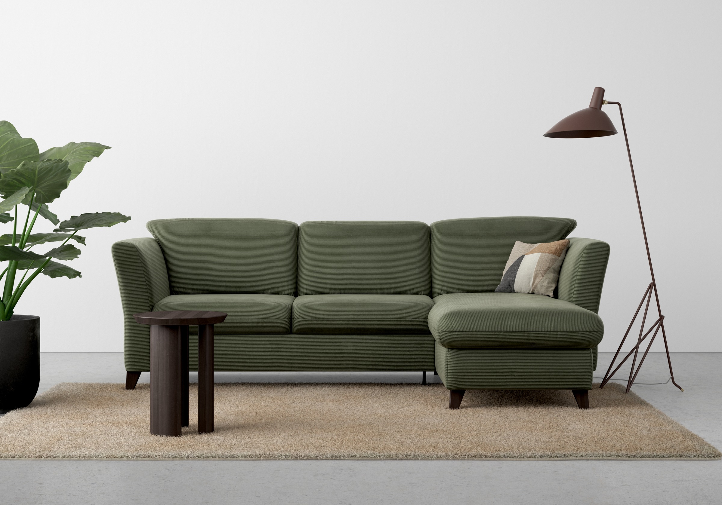 Thumbnail - Home affaire Ecksofa "Trelleborg L-Form", wahlweise mit Bettfunktion und Bettkasten, inkl. Federkern-Polsterung