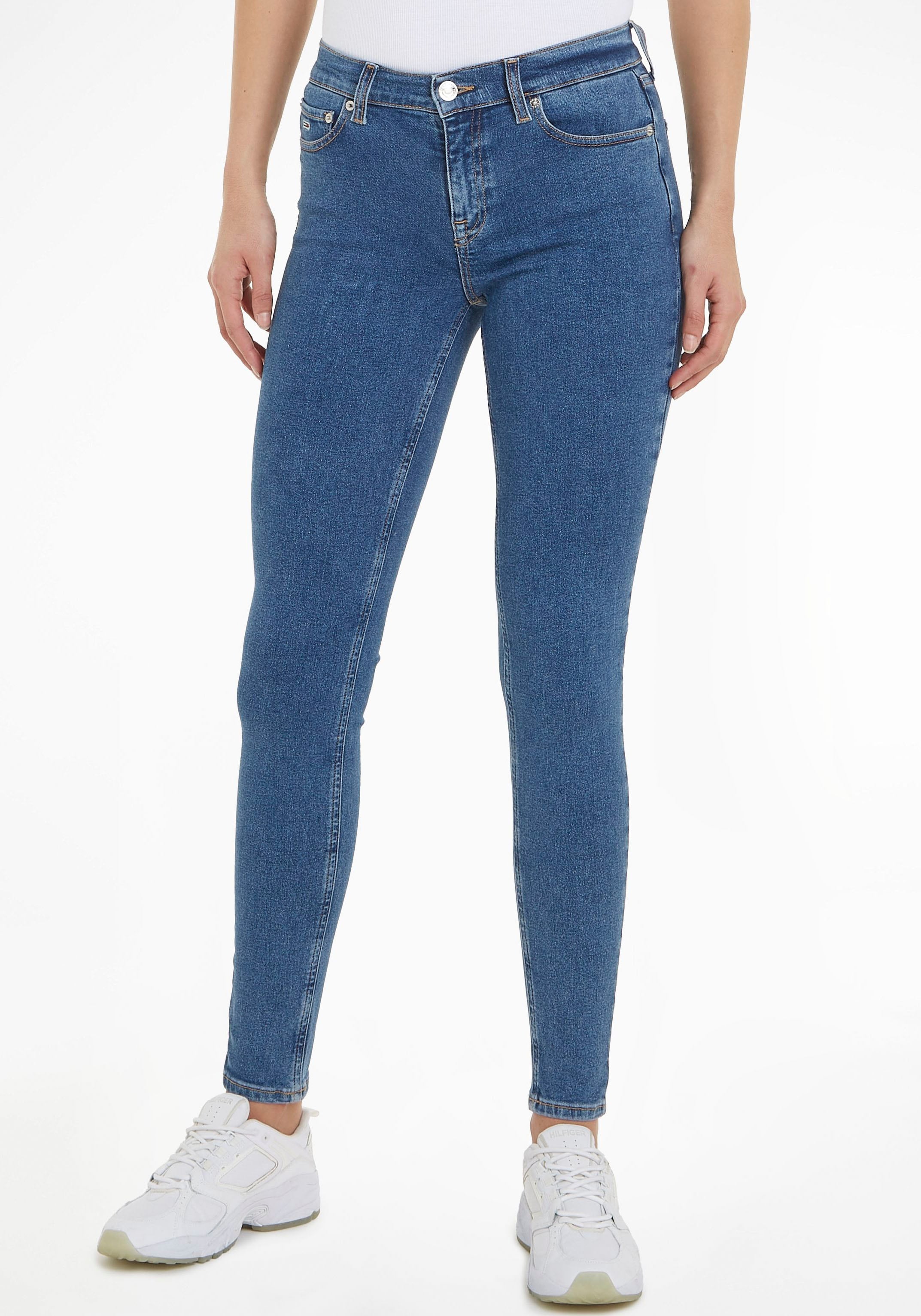 Tommy Jeans Bequeme Jeans »Nora«, mit für kaufen BAUR | Ledermarkenlabel