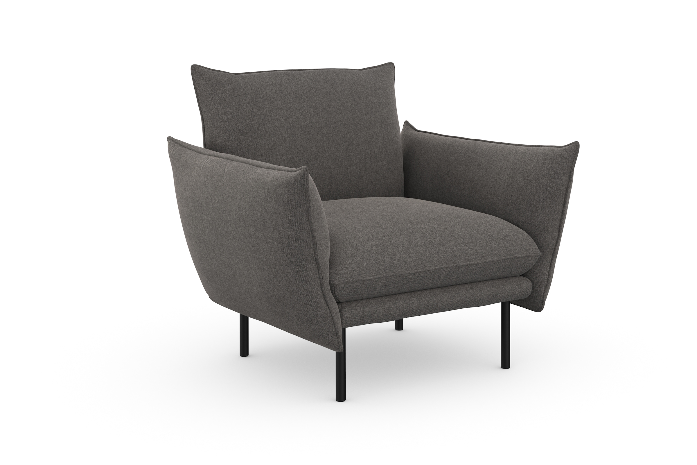 andas Sessel »Stine Cocktailsessel«, Besonderes Design durch Kissenoptik und Keder, by Morten Georgsen
