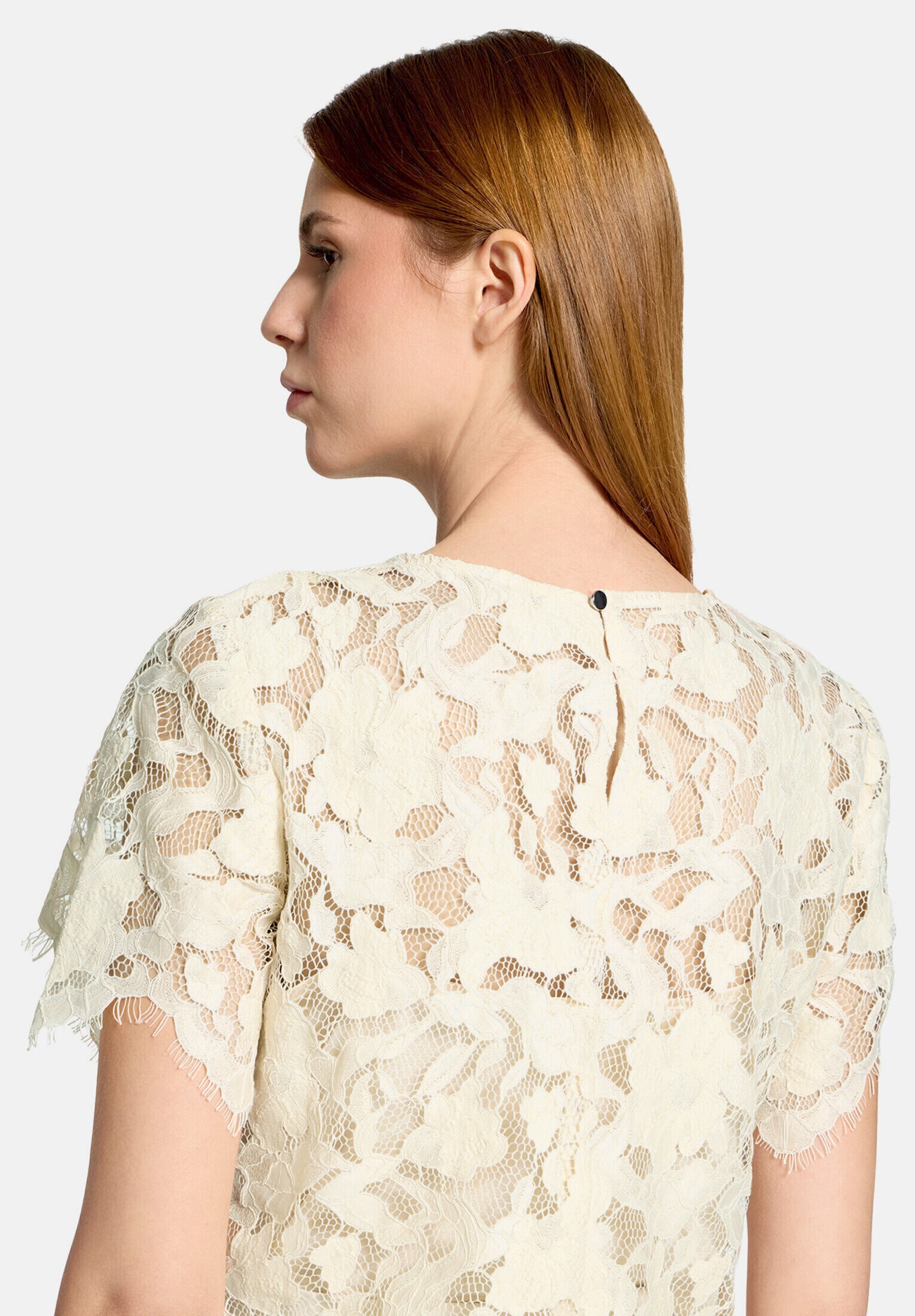Vera Mont Spitzenbluse »Damen kurzarm«