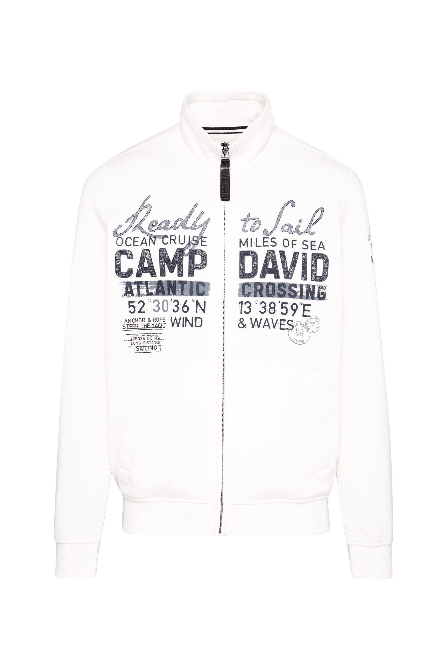 CAMP DAVID Sweatjacke, mit Stehkragen günstig online kaufen