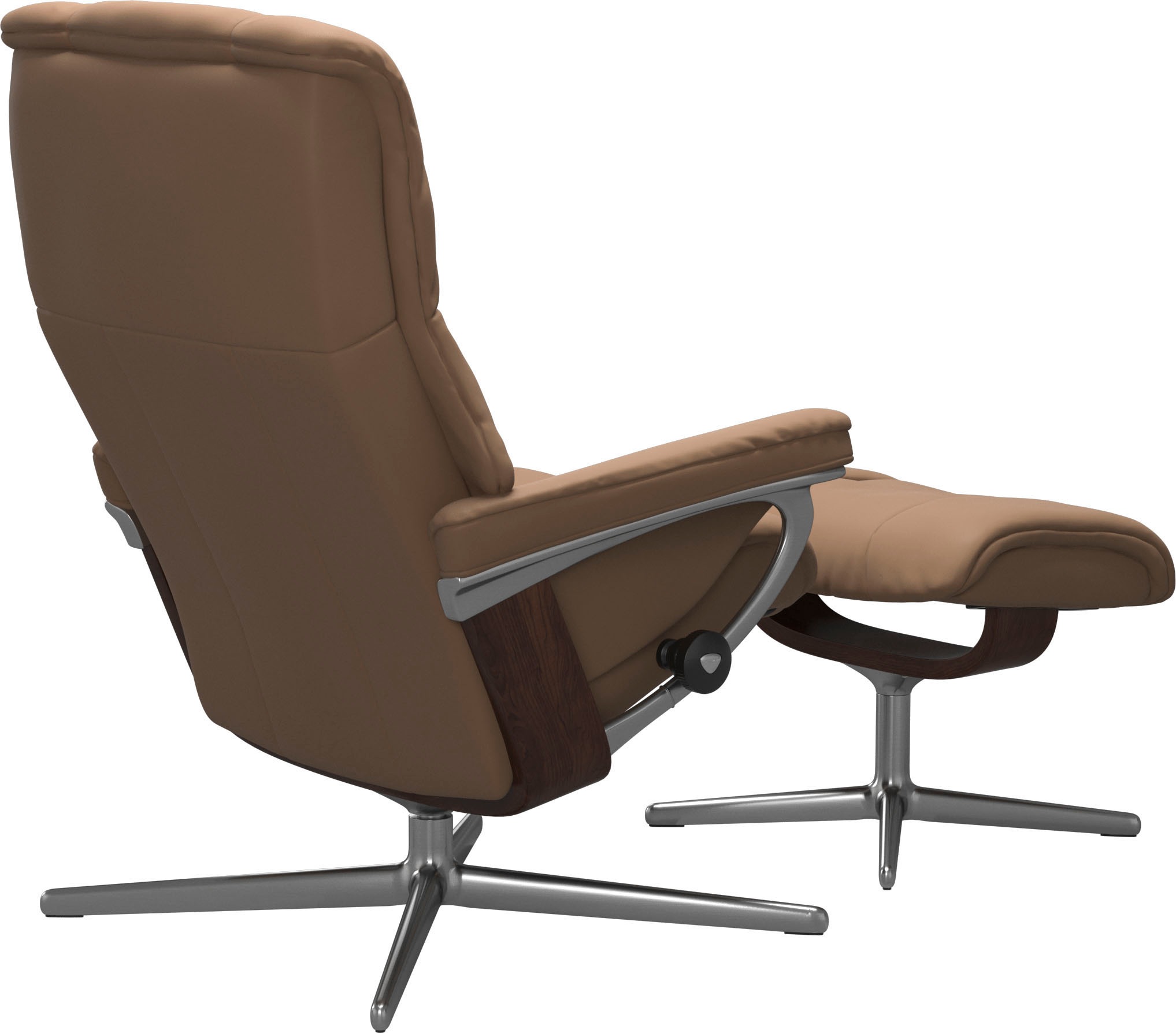 Stressless® Relaxsessel »Mayfair«, mit Cross Base, Größe S, M & L, Holzakzent Braun