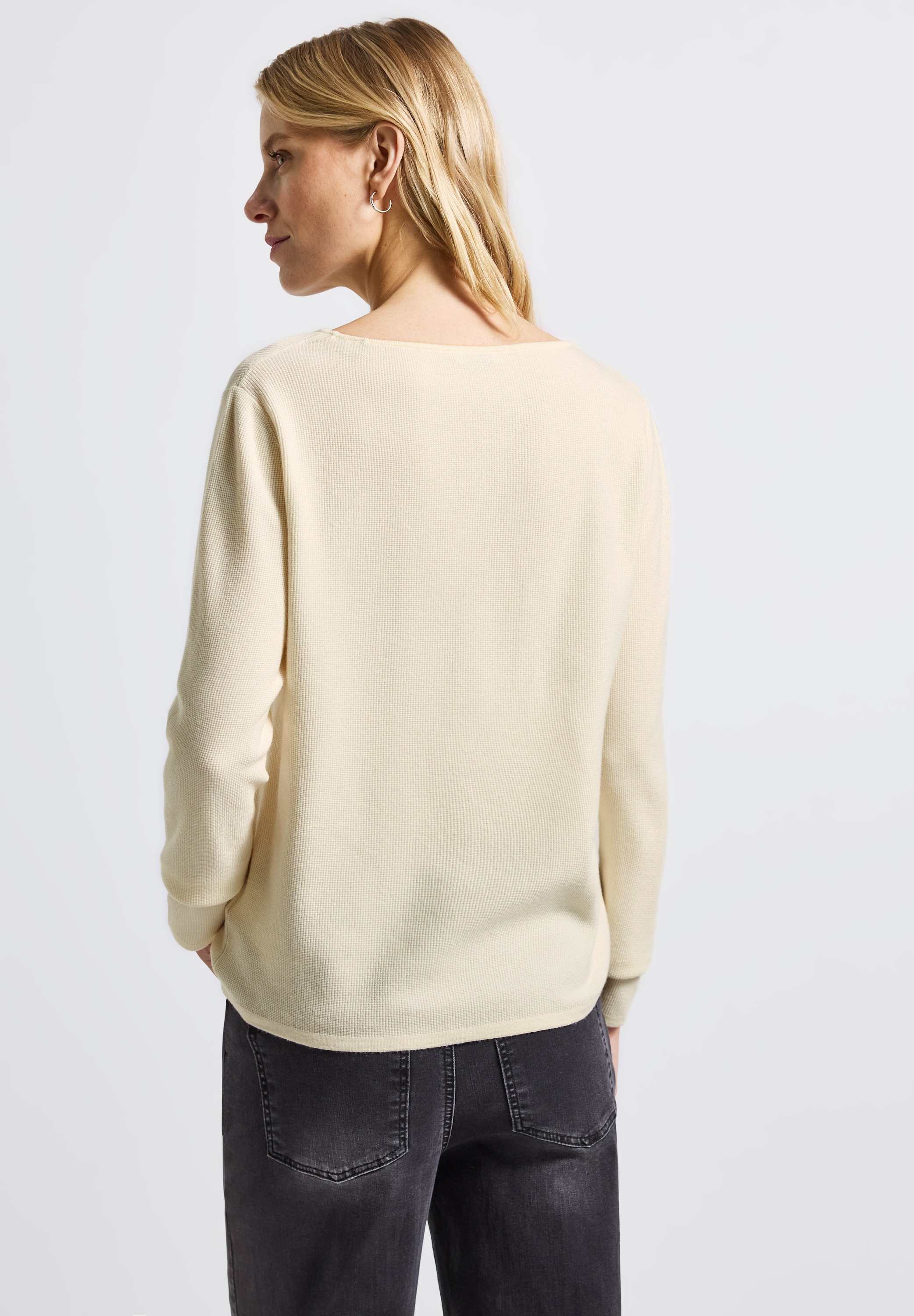 STREET ONE Strickpullover, mit U-Boot-Ausschnitt