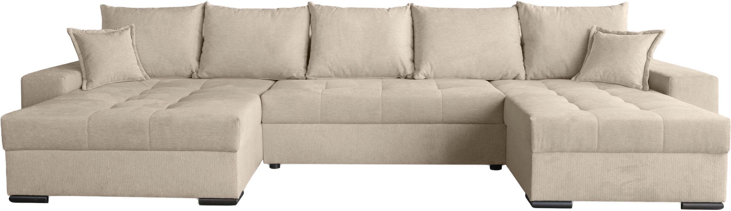 OTTO home Wohnlandschaft "Home System U-Form, von B: 269-352 cm wählbar, 6 günstig online kaufen