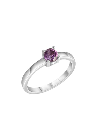 Fingerring »925-Sterling Silber rhodiniert Amethyst«