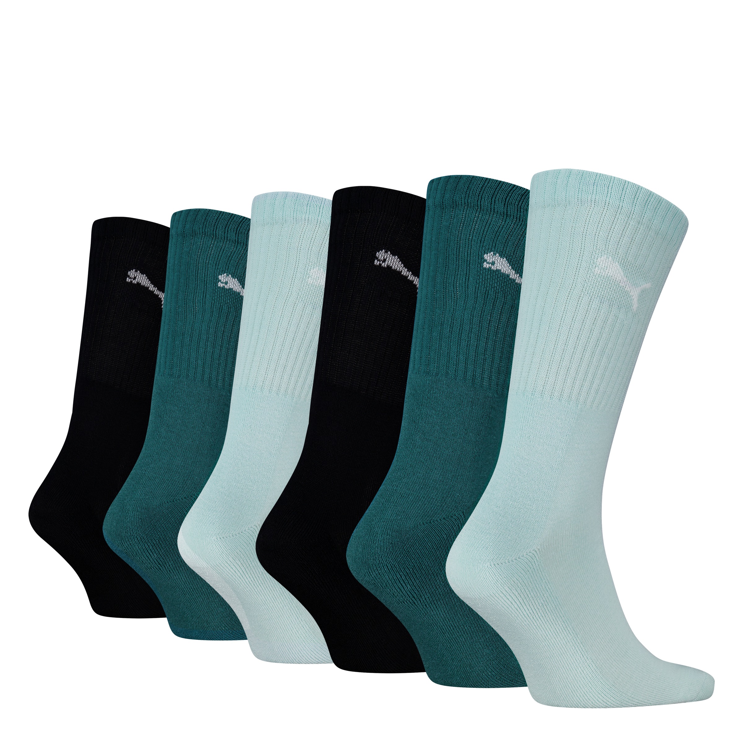 PUMA Socken "PUMA UNISEX CREW SOCK 6P ECOM" 6 Paar, Cat-Logo, Frottee-Sohle günstig online kaufen