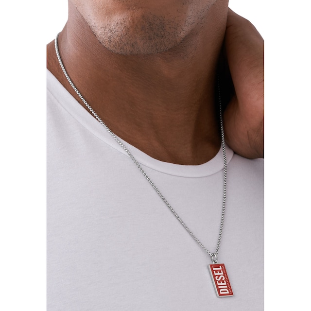 Diesel Kette mit Anhänger »Schmuck Edelstahl Halsschmuck Erbskette«, zu  Hoodie, Shirt, Jeans, Sneaker, Underwear, Parfüm - Geschenk! bestellen |  BAUR