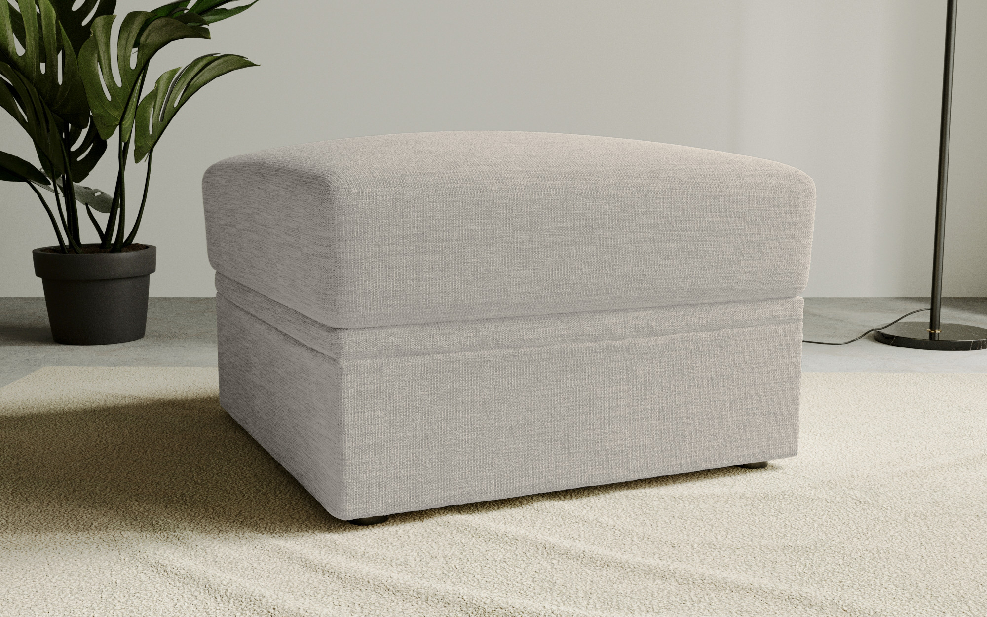 OTTO home Polsterhocker "Lavars Schlafsofa" mit Bonellfedern, mit Stauraum, in zwei Bezugsqualitäten