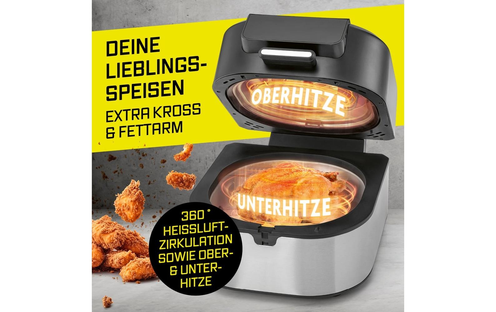 GOURMETmaxx Heißluftfritteuse »5,5 l« 2000 W