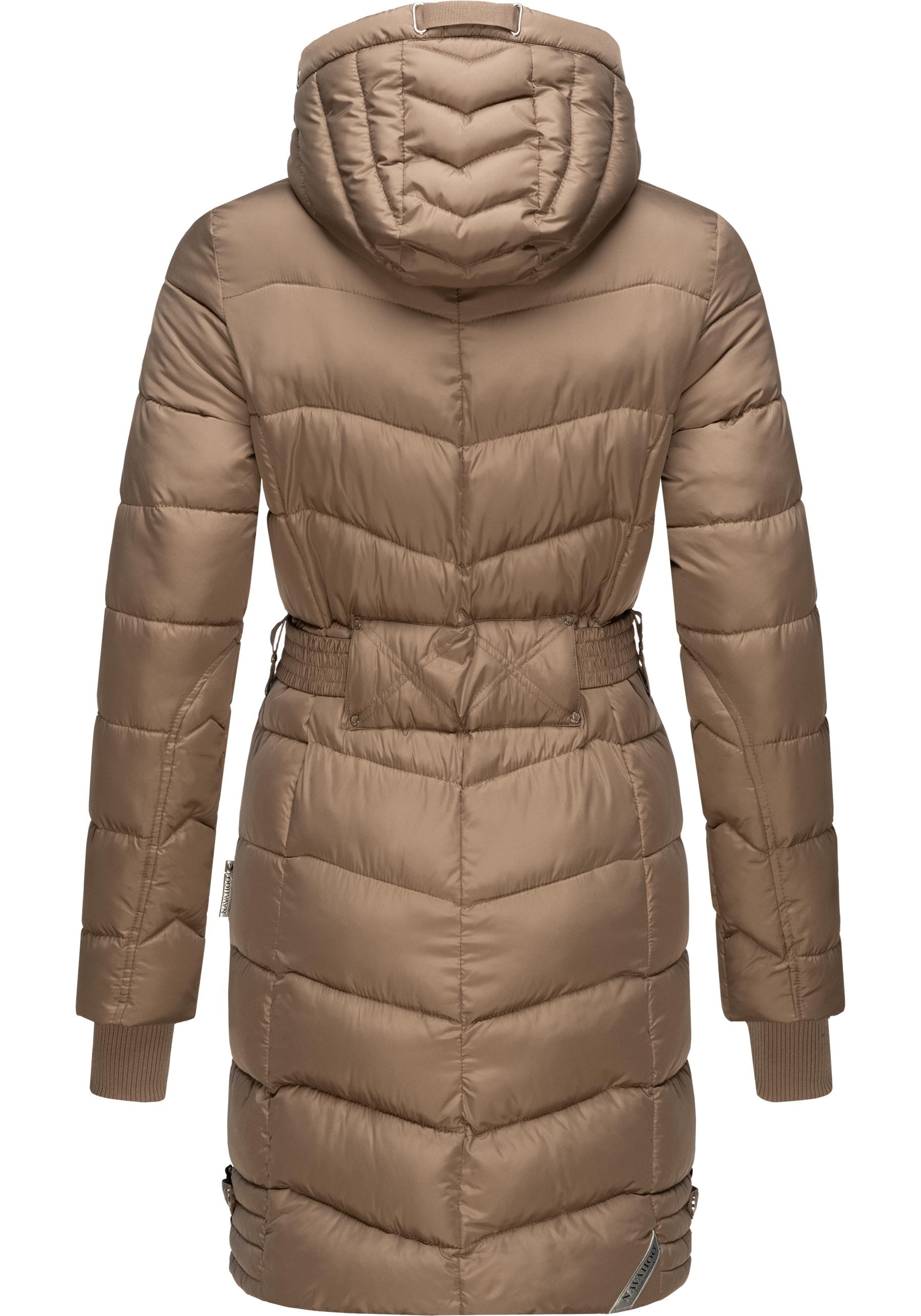 Navahoo Steppmantel »Alpenveilchen«, Stylischer Wintermantel mit schicken Details