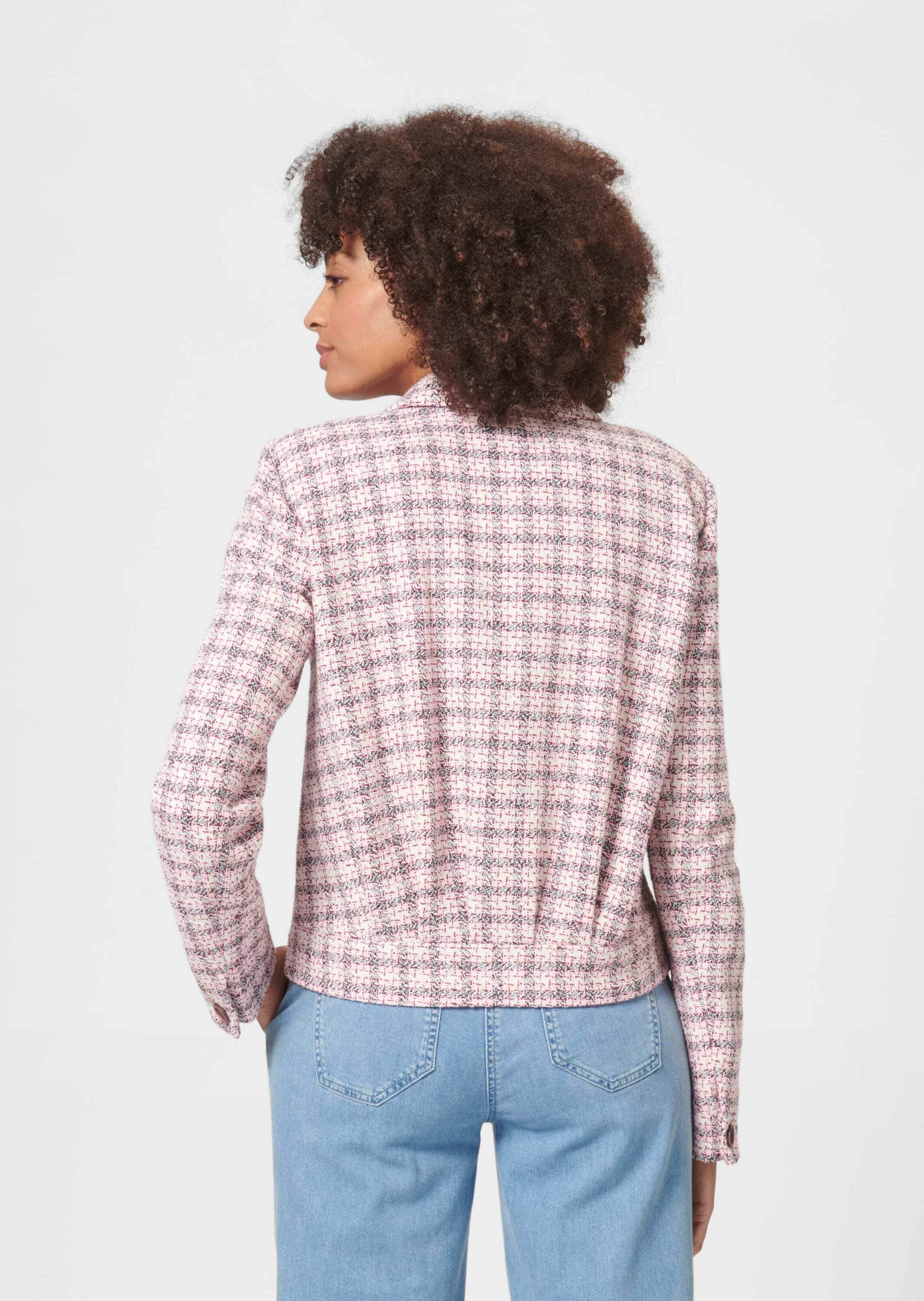 MADELEINE Outdoorjacke »Jacke Tweedjacke mit Hemdkragen«