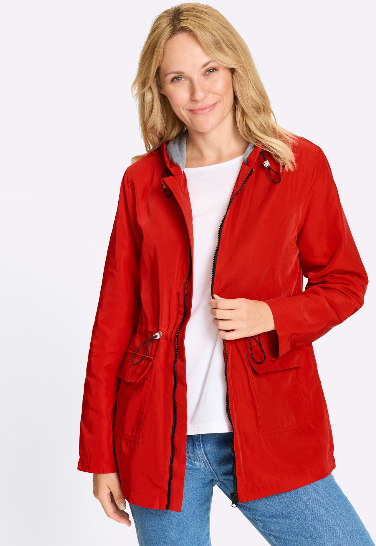 Classic Basics Langjacke mit Kapuze günstig online kaufen