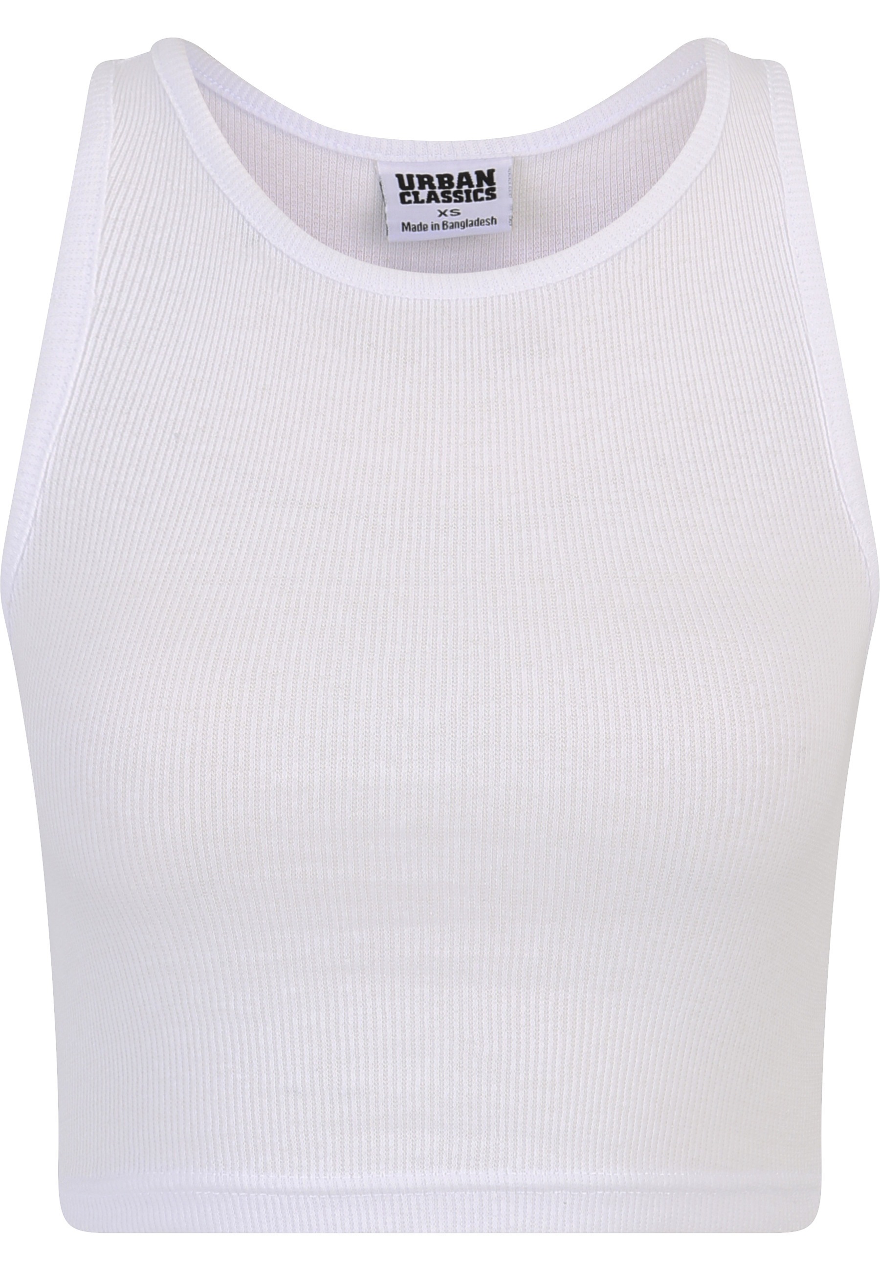 URBAN CLASSICS Tanktop "Urban Classics Damen Ladies Cropped Rib Top 2-Pack" günstig online kaufen