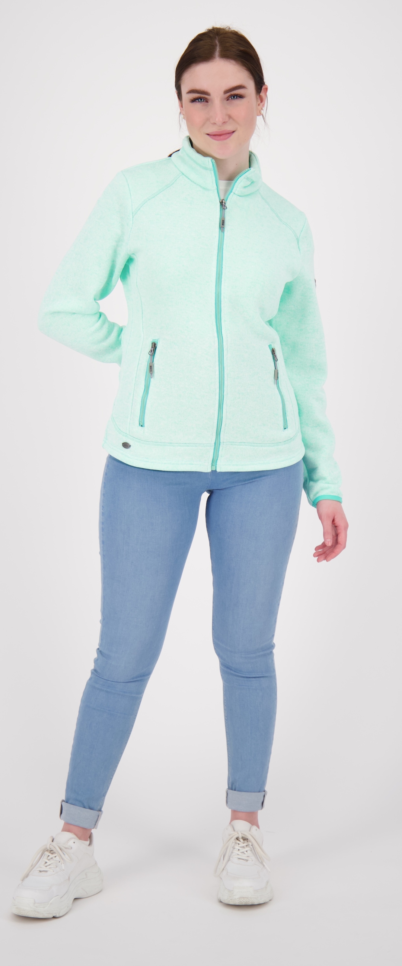 DEPROC Active Strickfleecejacke »KIRKVALE X WOMEN«, auch in Großen Größen erhältlich
