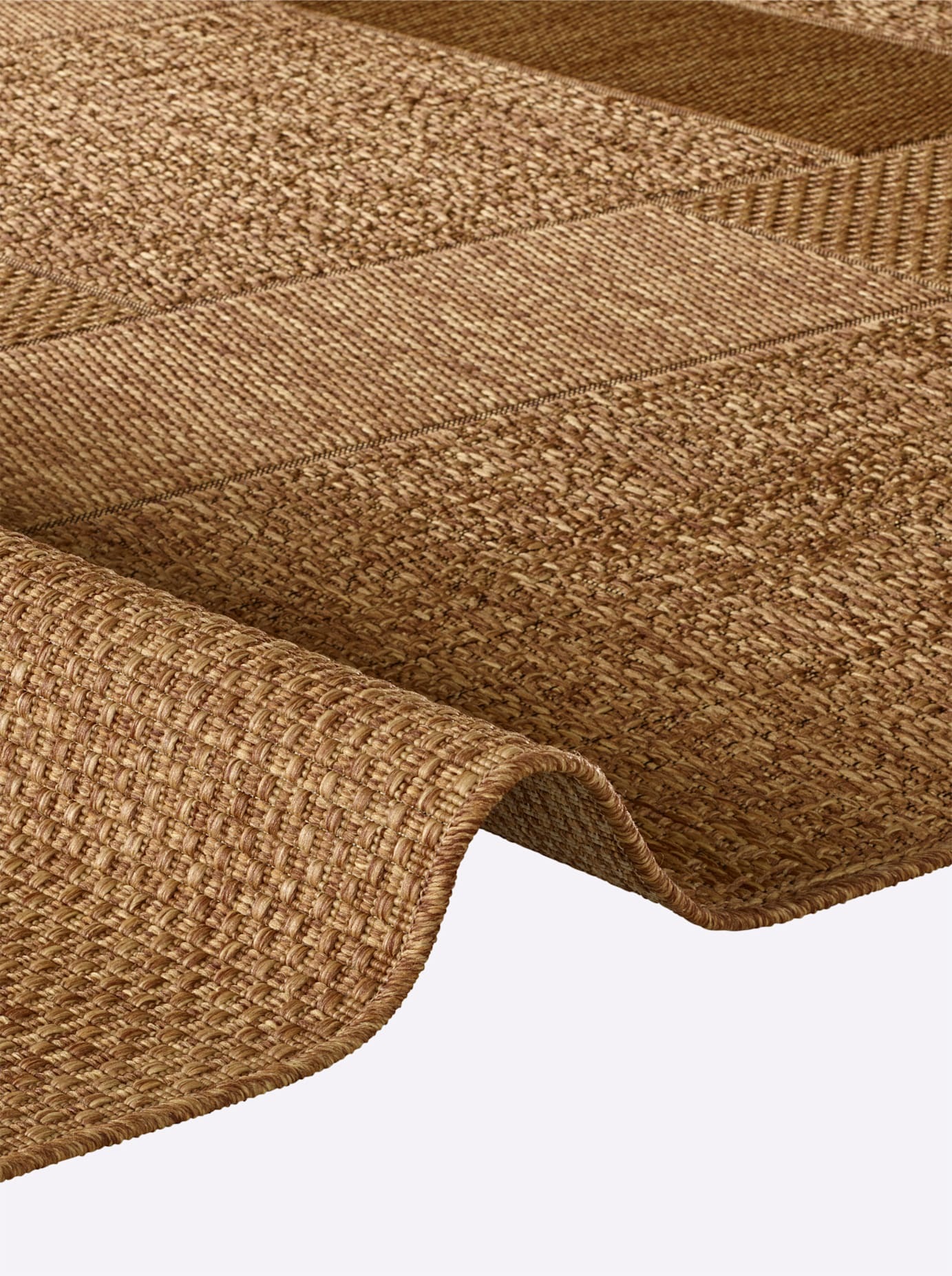 Teppich HEINE HOME Gr. 2, braun, B:120cm H:5mm L:170cm, Kunstfaser, Polypropylen, Teppiche, Teppich 3