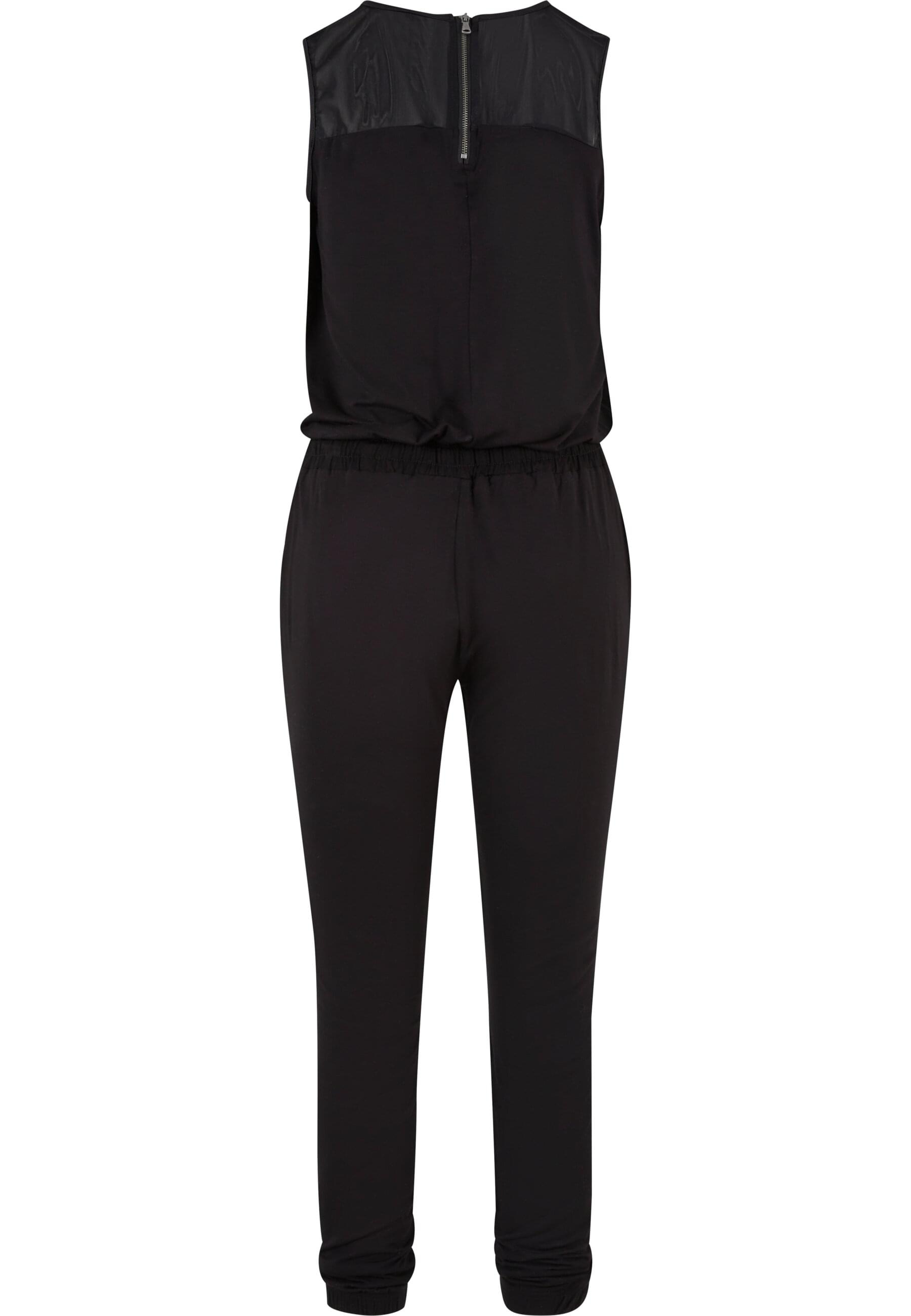 URBAN CLASSICS Jumpsuit "Urban Classics Damen Ladies Tech Mesh Long Jumpsui günstig online kaufen