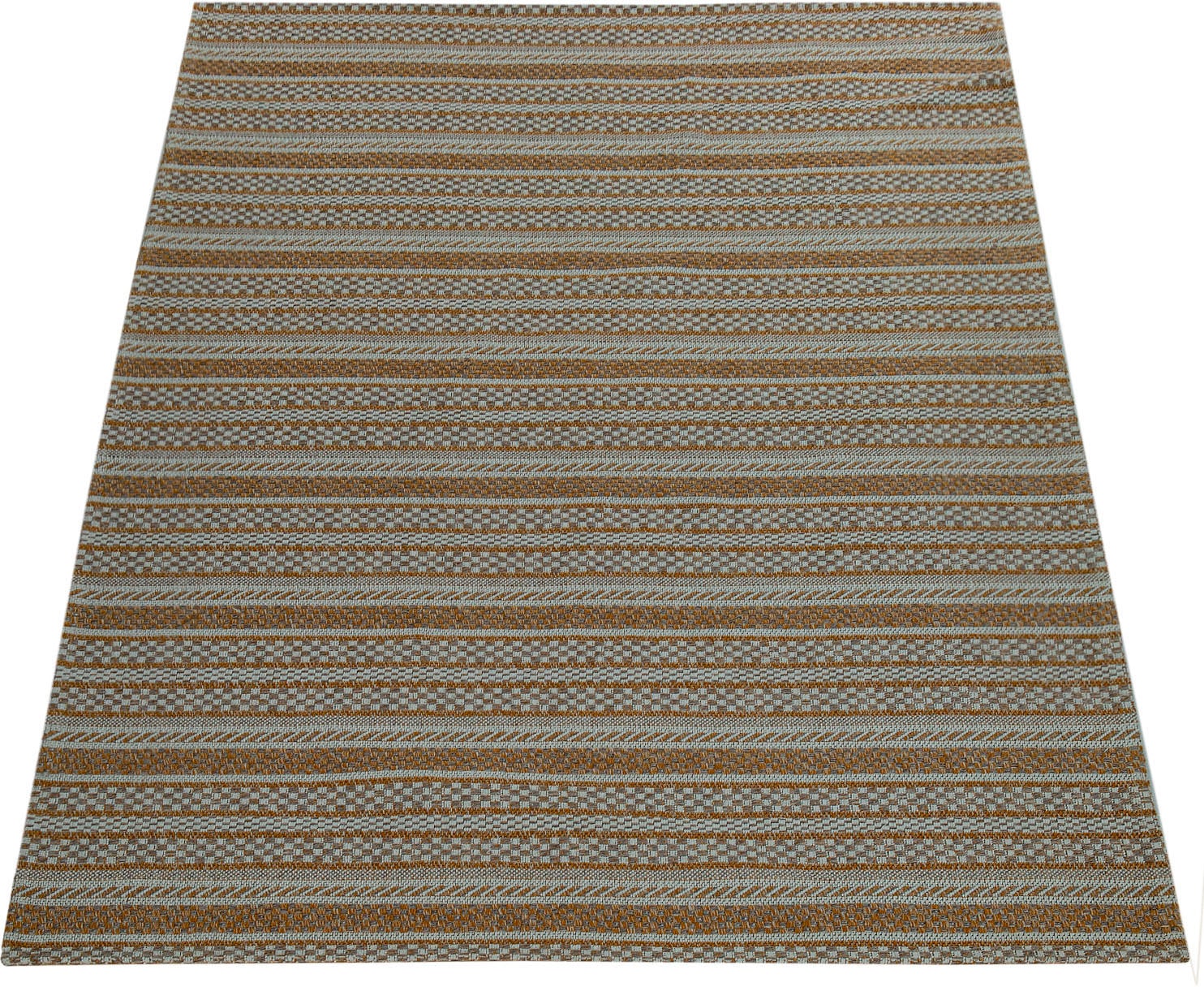 Paco Home Teppich "Varadero 464" rechteckig 4 mm Höhe Flachgewebe, 3D-Design, Wohnzimmer