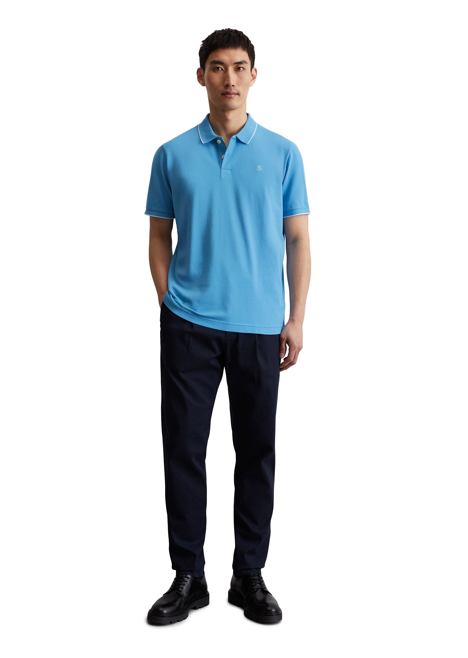 Marc O'Polo Poloshirt »aus Bio-Baumwoll-Mix«