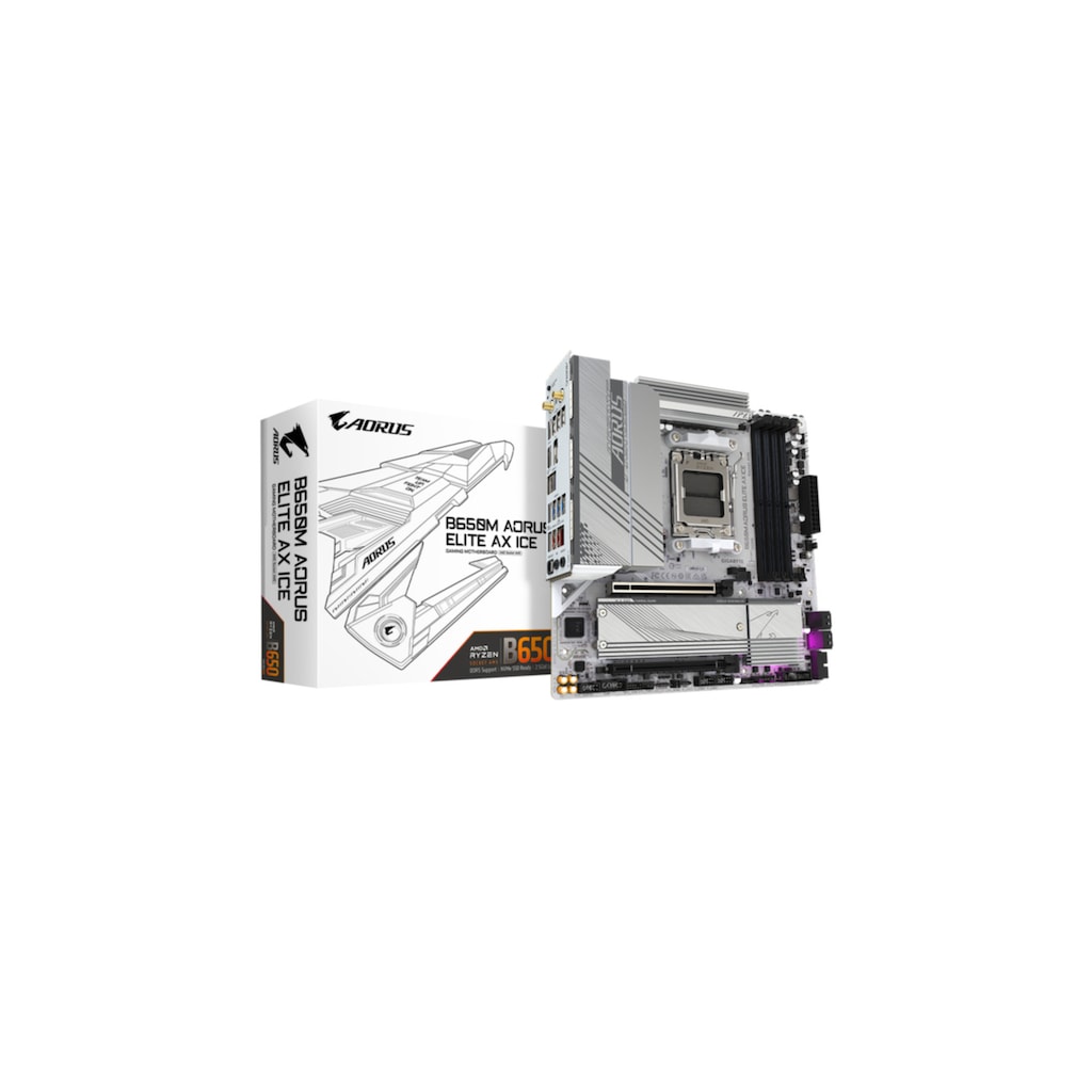 Gigabyte Mainboard »B650M AORUS ELITE AX«