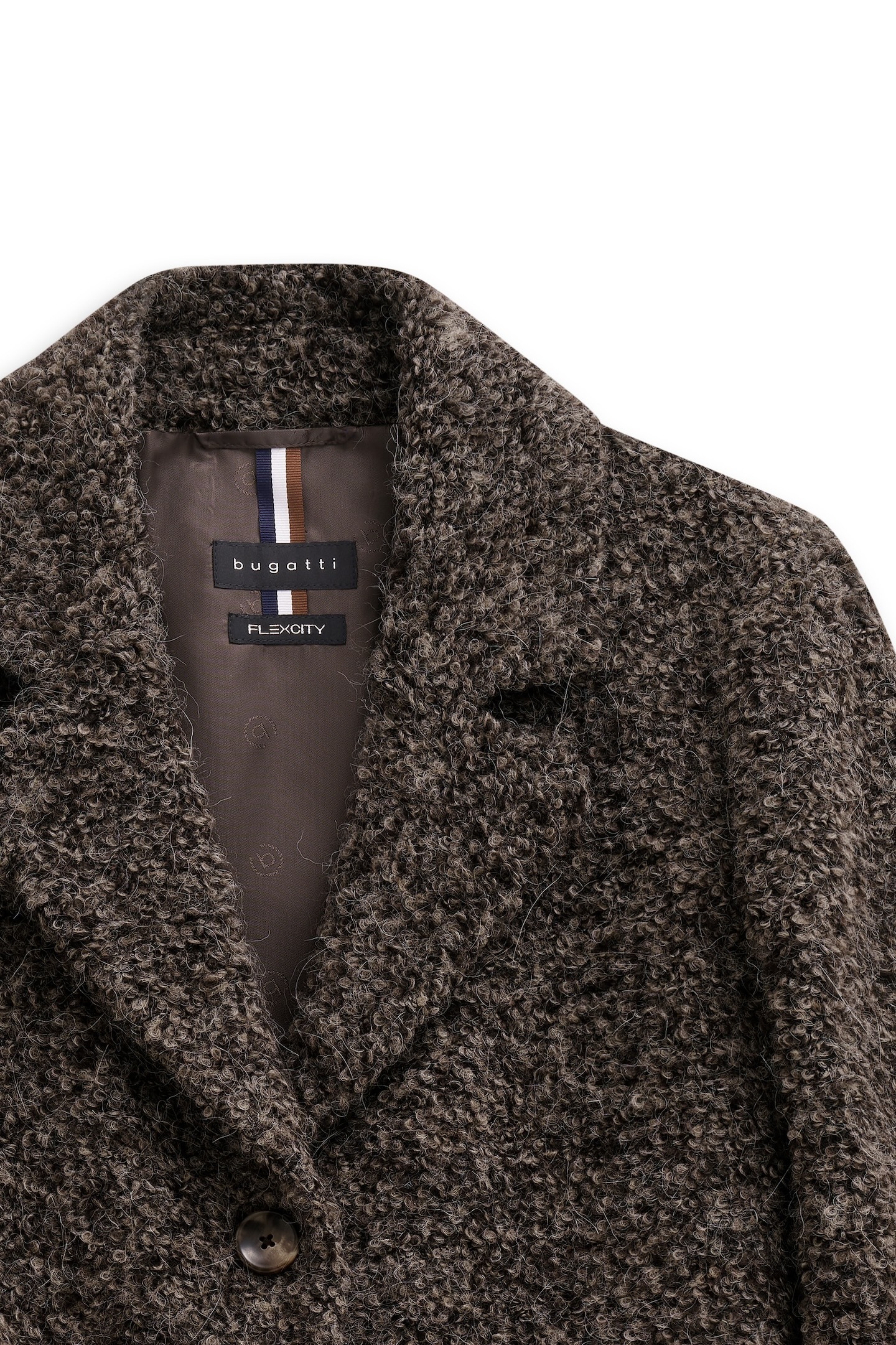 bugatti Kurzmantel »Comfort Fit«, mit Flexcity Stretch in Boucléqualität