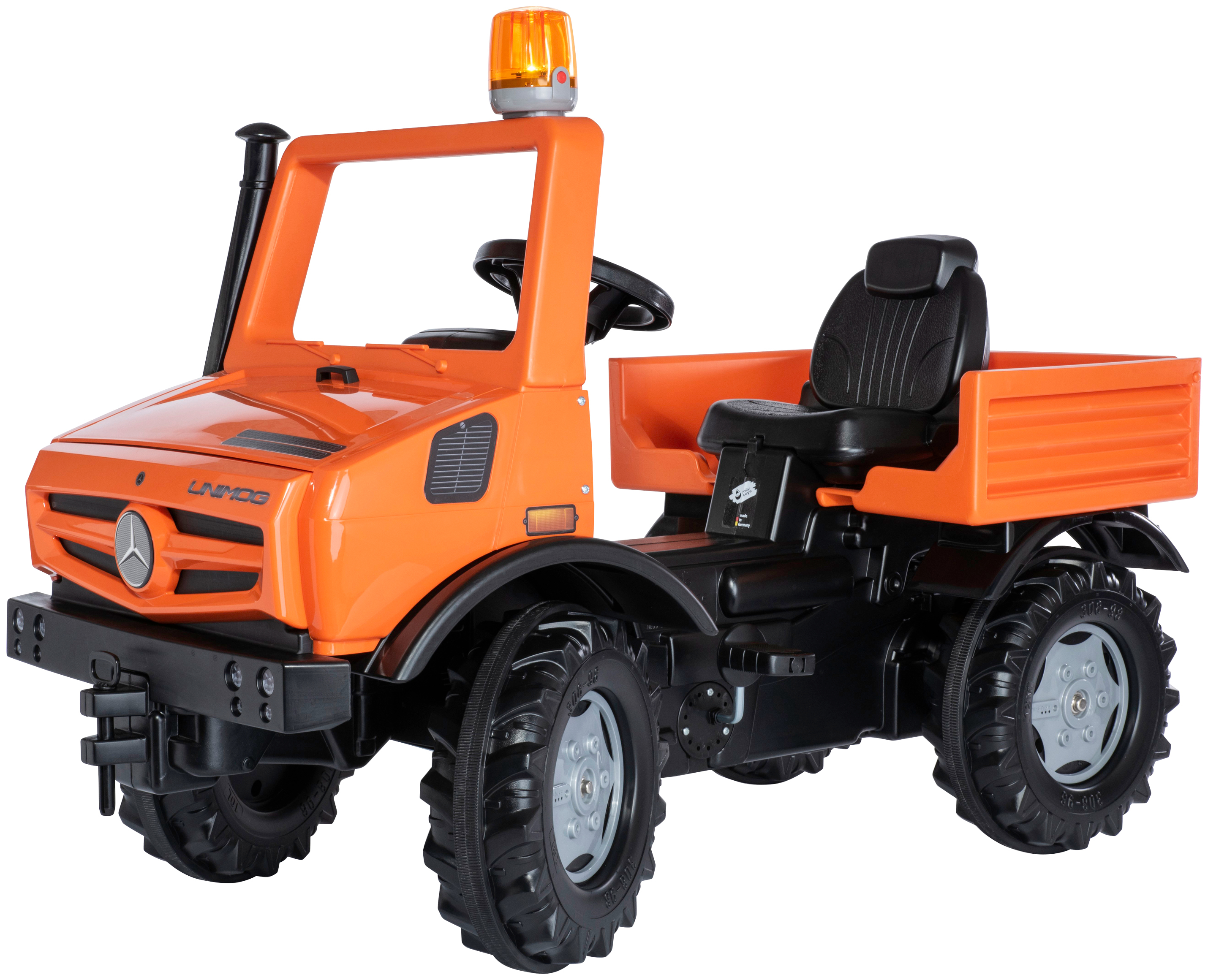 Tretfahrzeug »rolly Unimog Service«, mit Rundumleuchte orange