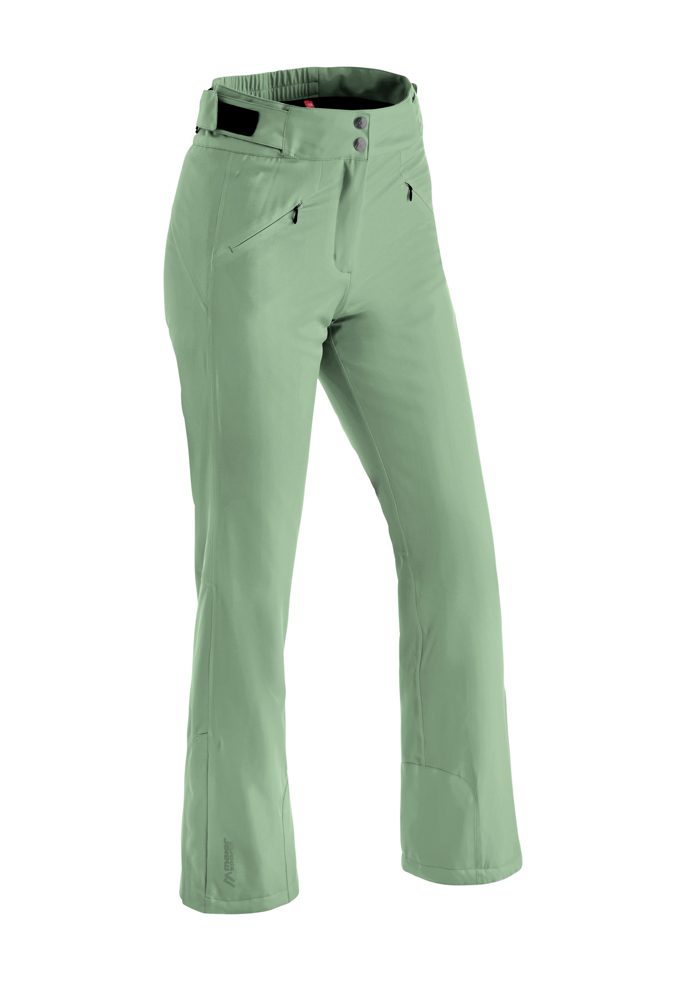 Maier Sports Skihose "Allissia slim 2.1", Damen Schneehose, wind- und wasserdicht, 2 RV-Taschen, Slim Fit