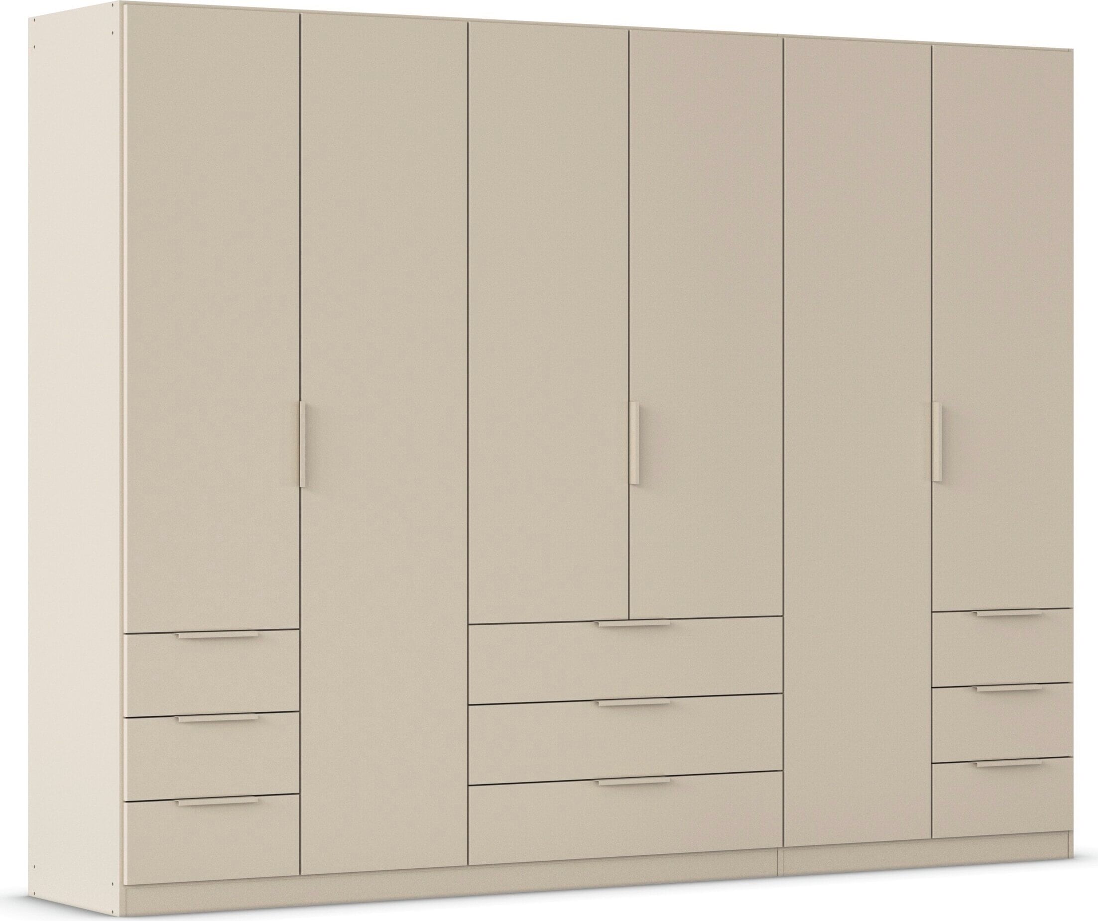 OTTO home Kleiderschrank »Mehrzweckschrank Schrank Schlafzimmer Garderobe Mietswohnung XEELINA« Mehr Flexibilität durch variable Schubladenanordnung MADE IN GERMANY
