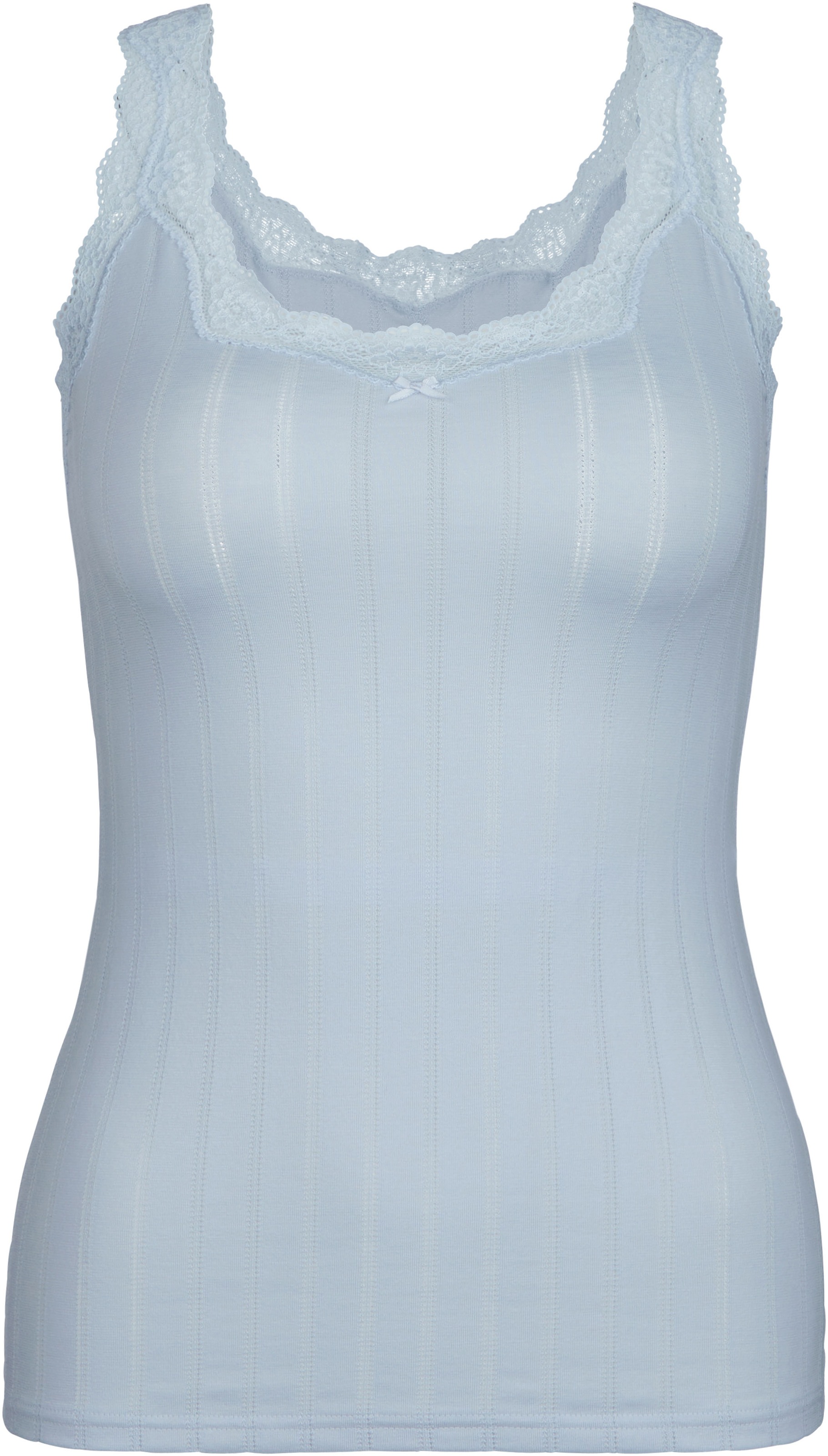 CALIDA Tanktop "Etude Toujours", zarte Spitze, Nadelstreifen-Design, Cotton günstig online kaufen