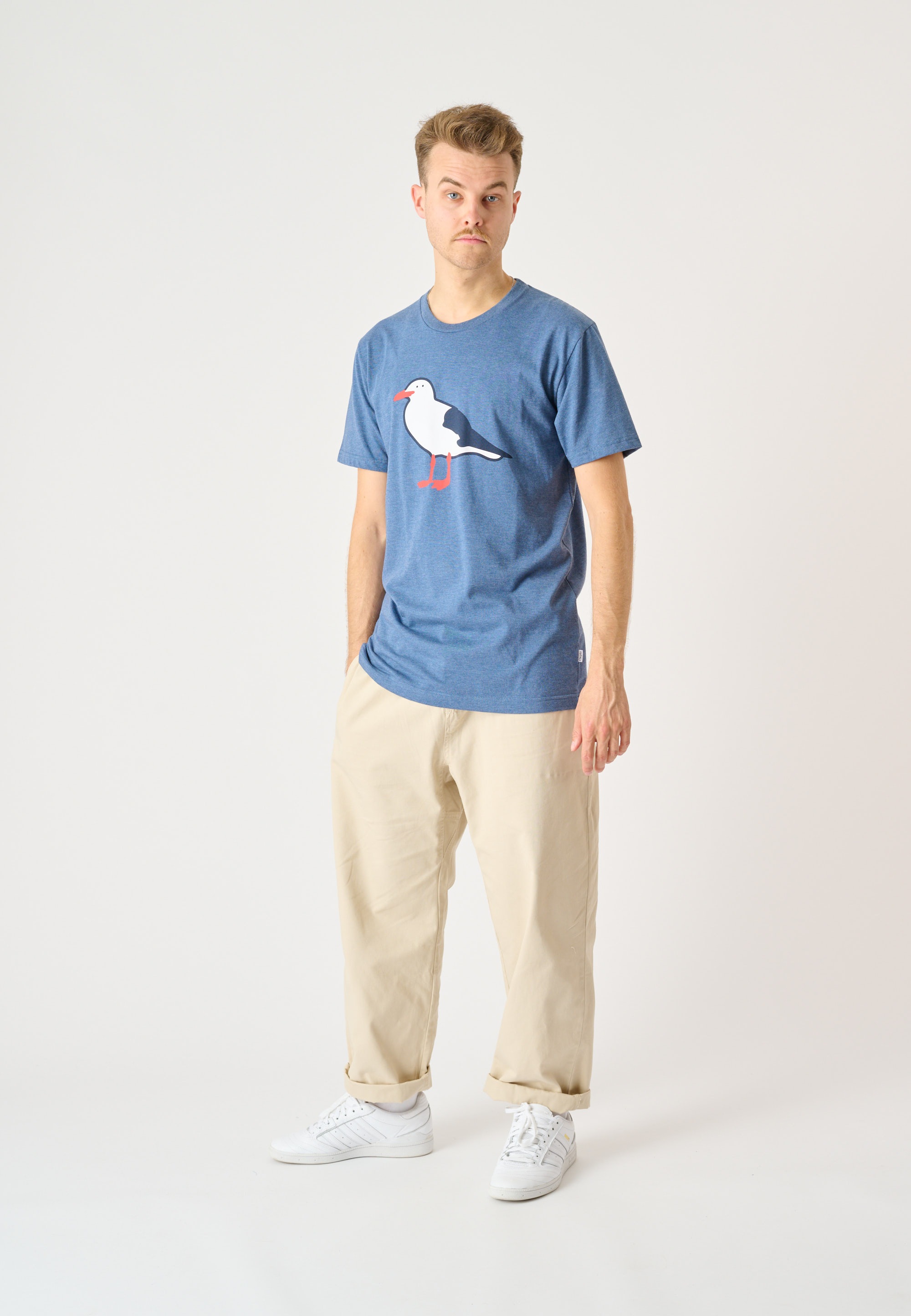Cleptomanicx T-Shirt »OG Gull«, mit modischem Frontprint