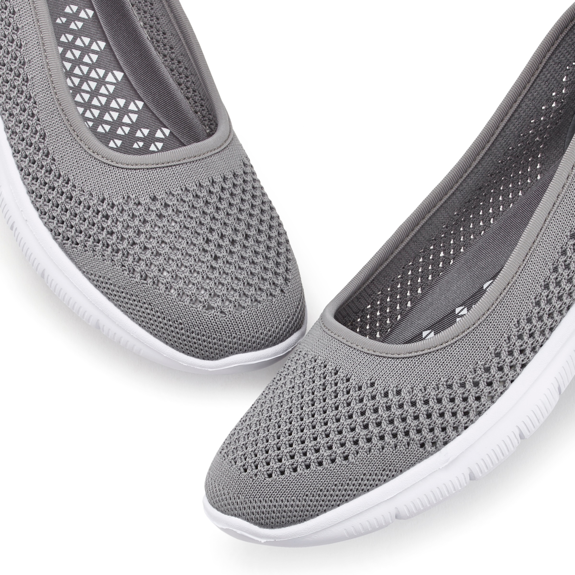 LASCANA Sneaker Ballerinas, ultraleichter Slipper,Freizeitschuh aus Mesh, weicher Innensohle VEGAN