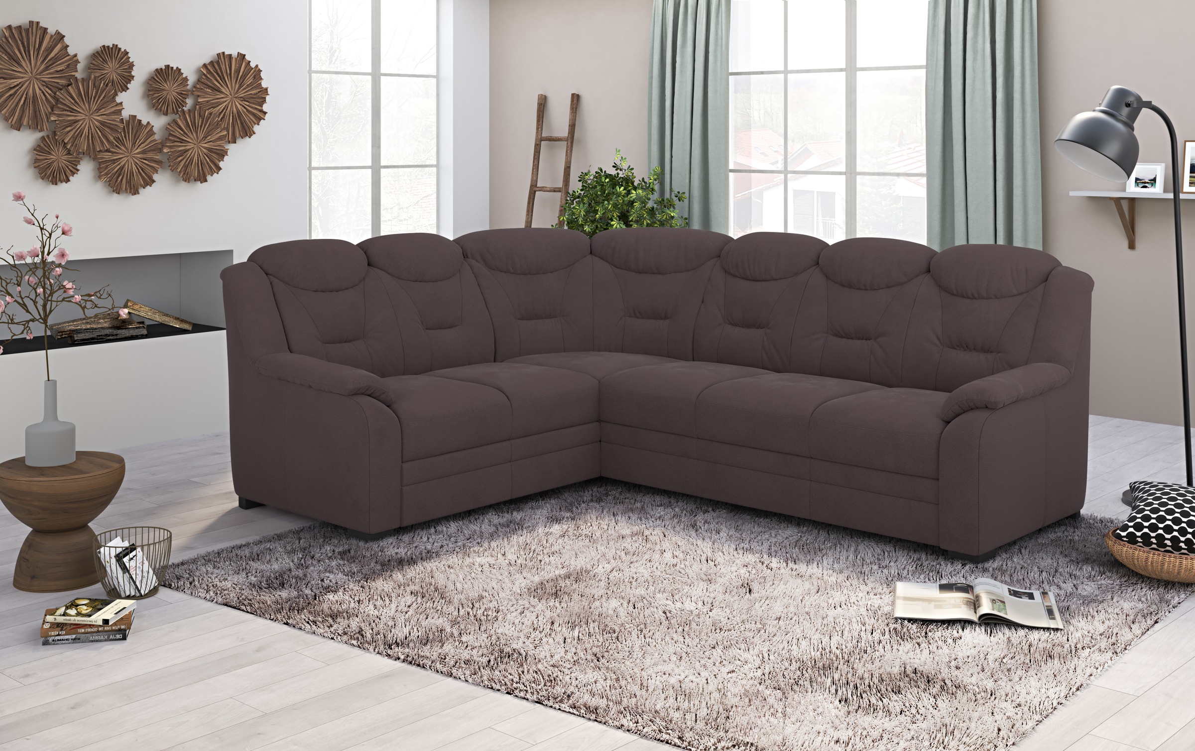 COTTA Ecksofa "Marcus L-Form", wahlweise mit Bettfunktion & Stauraum günstig online kaufen