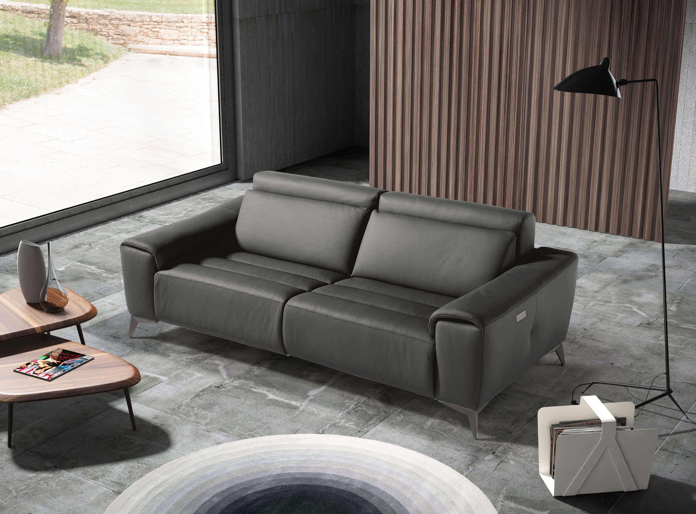 Egoitaliano 2,5-Sitzer "Suzette, Designsofa mit elektrischen Komfortfunktionen, edel & bequem" inkl. 2 elektronischer Relaxfunktionen, Rücken- und Fußteilfunktion