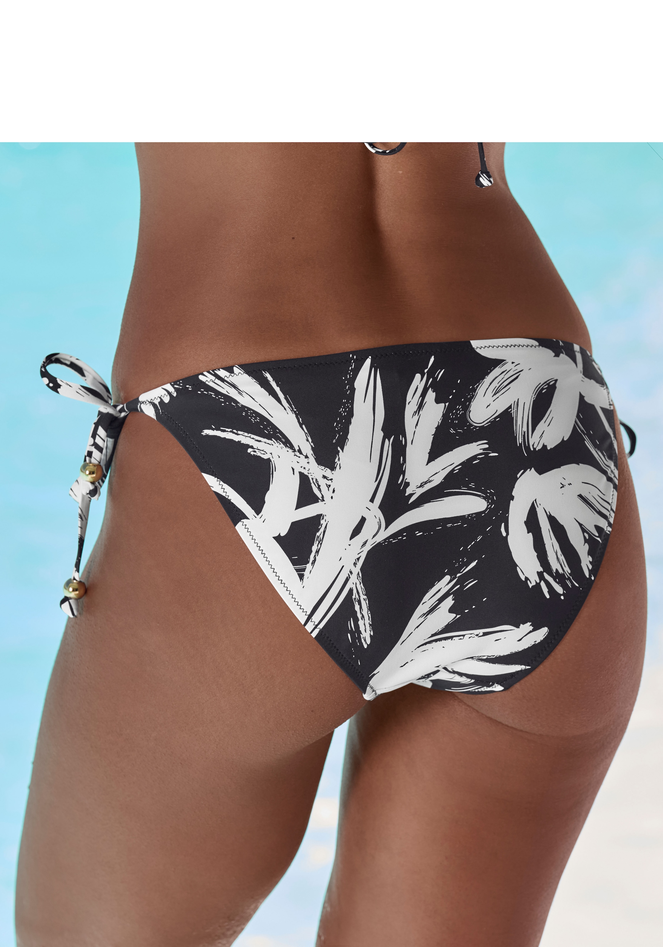French Connection Triangel-Bikini mit modischem Allover-Print